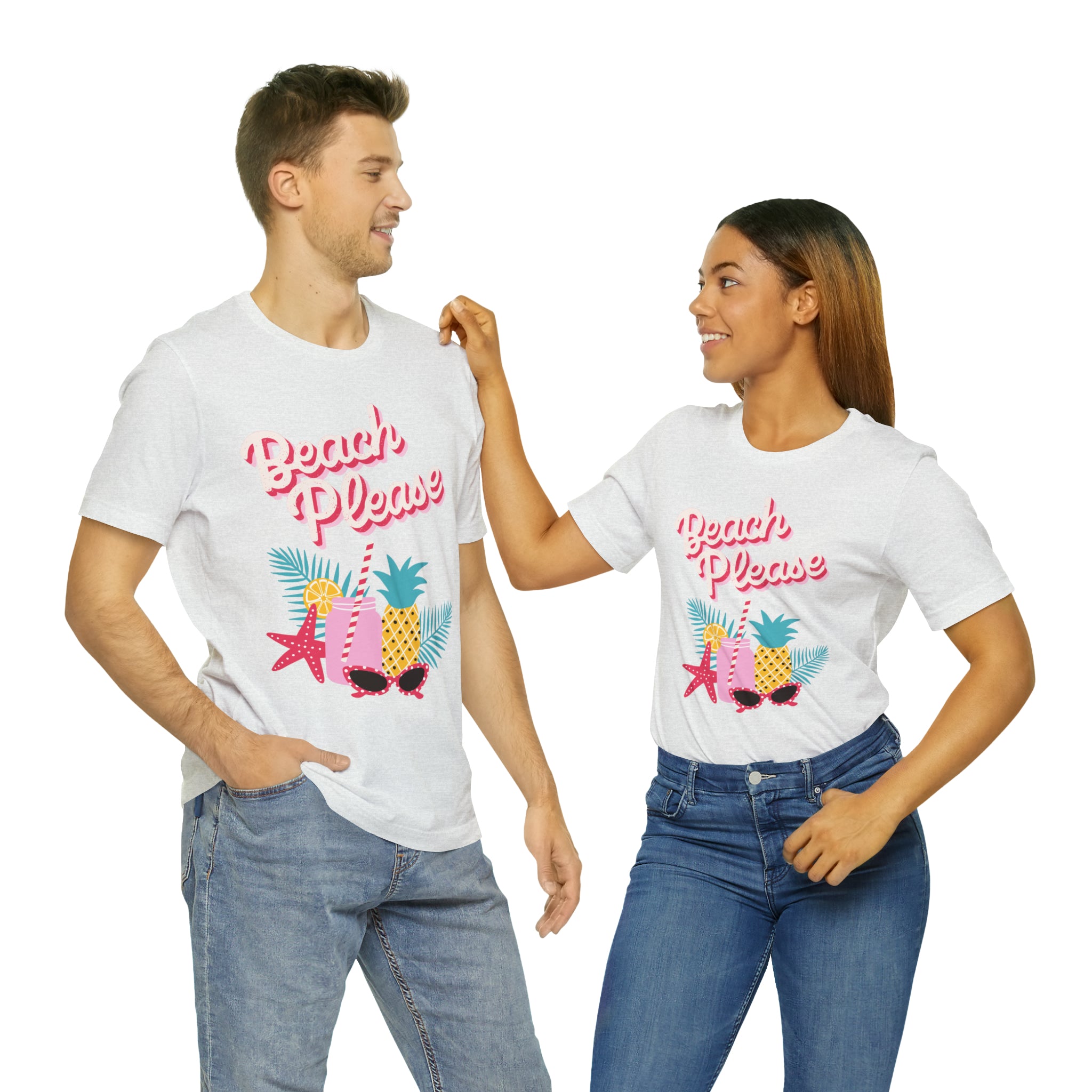 Beach Please Unisex Jersey Short Sleeve Tee