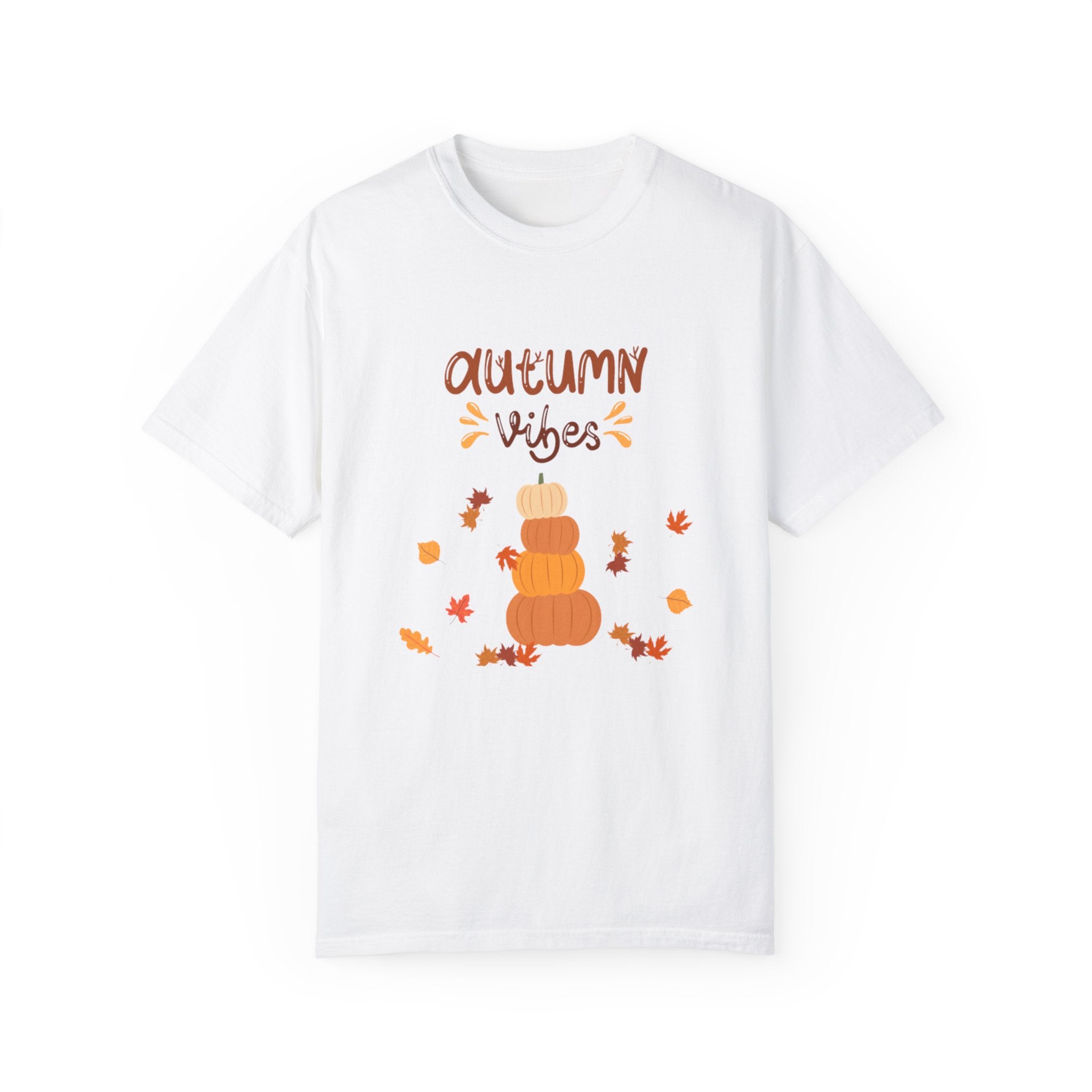 Autumn Vibes Unisex Garment-Dyed T-shirt