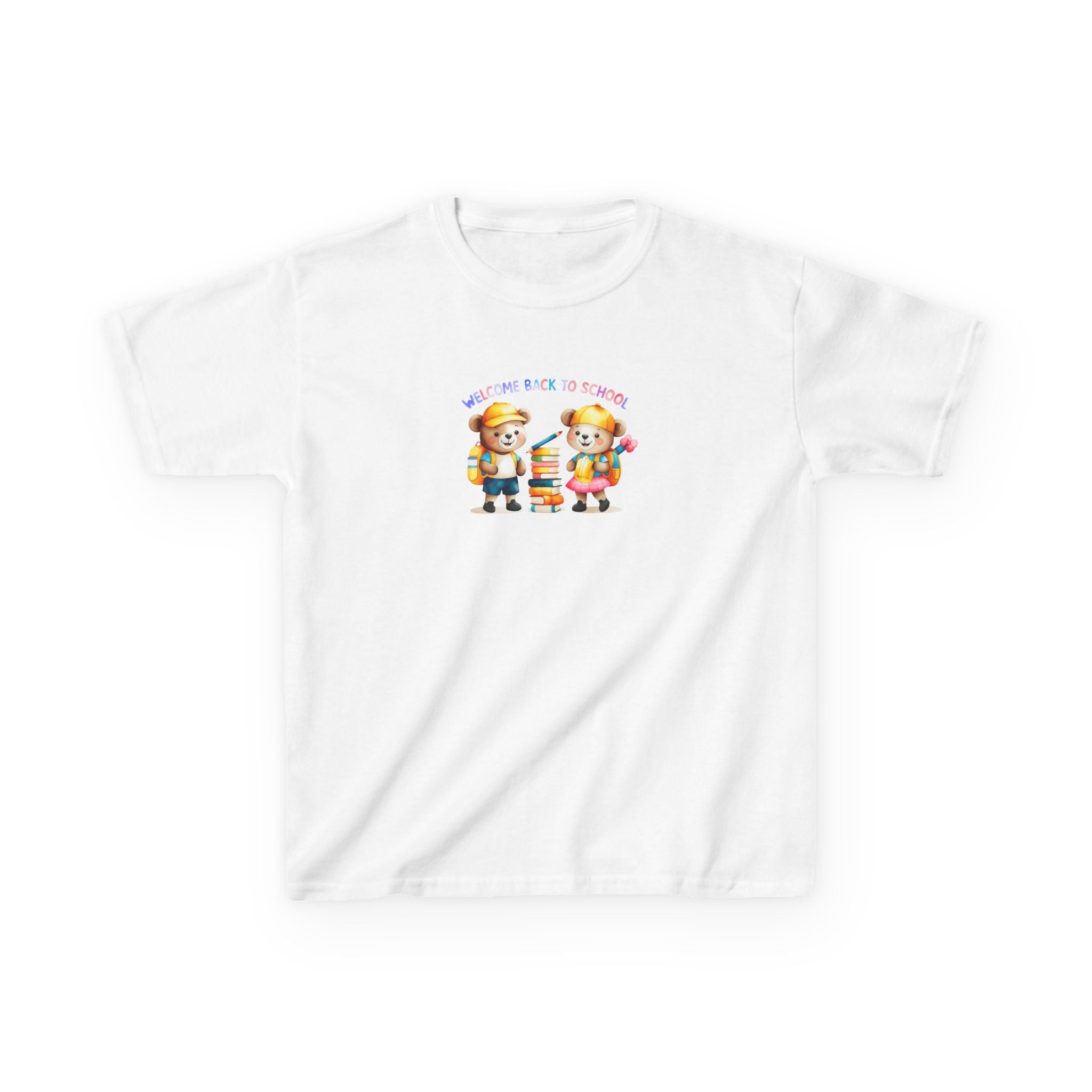 Welcome Back to School Kids Heavy Cotton Tee