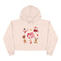 Merry Christmas Crew Crop Hoodie