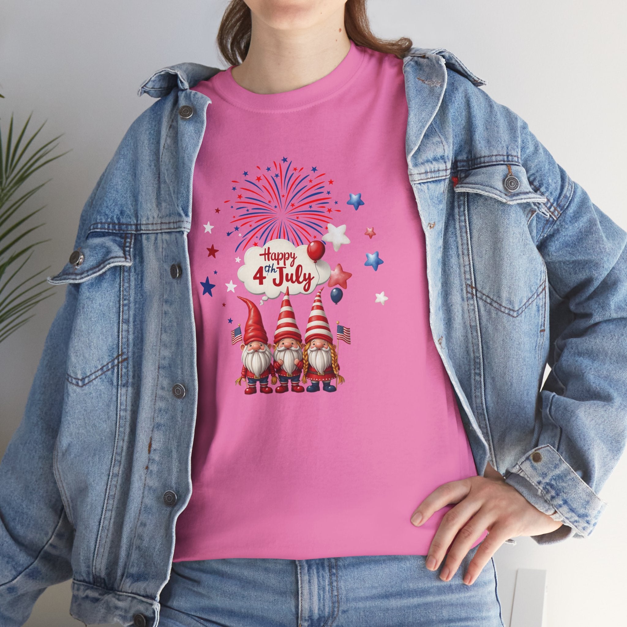 Gnome 4th of July Unisex Heavy Common Tee