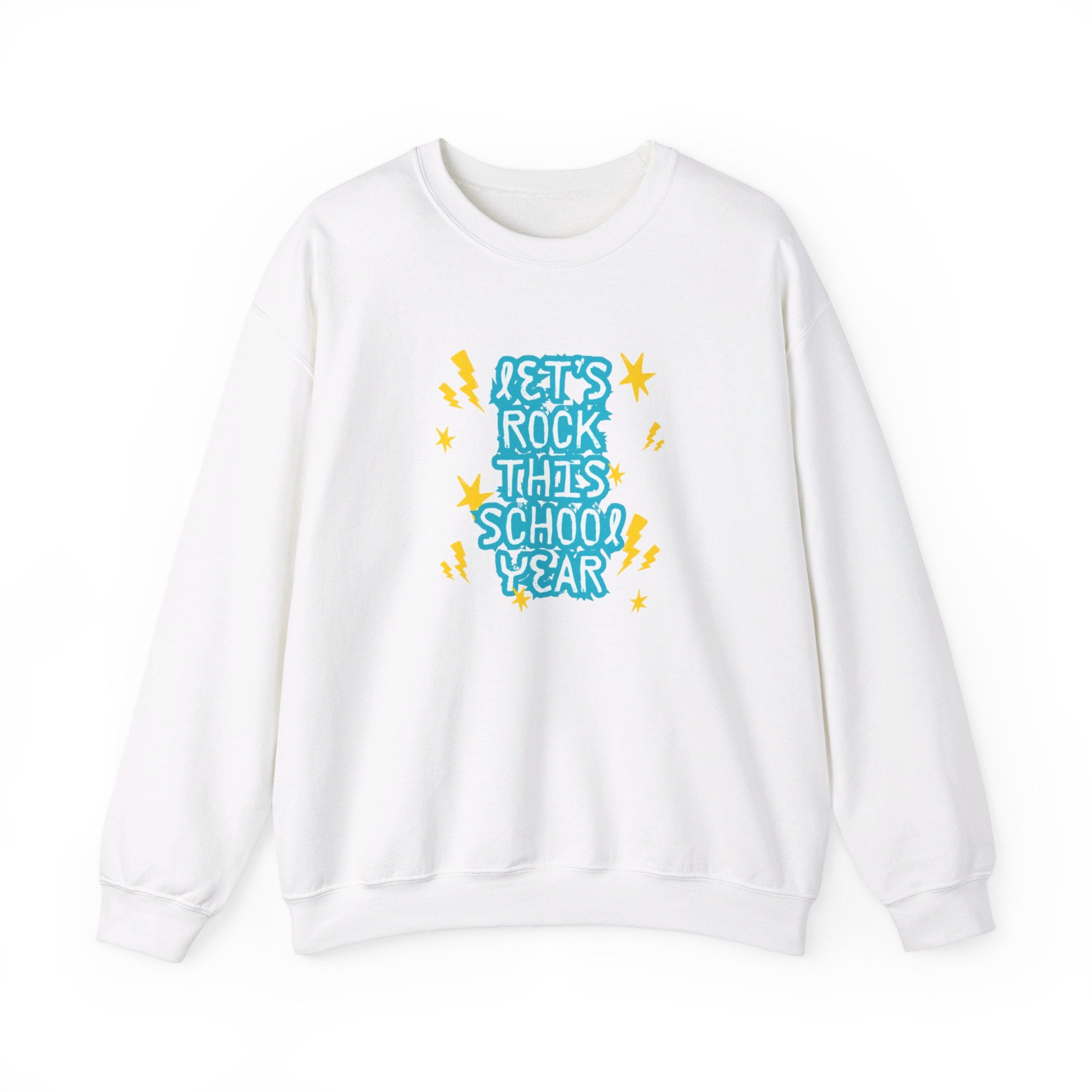 Let's Rock This School Year Unisex Heavy Blend™ Crewneck Sweatshirt