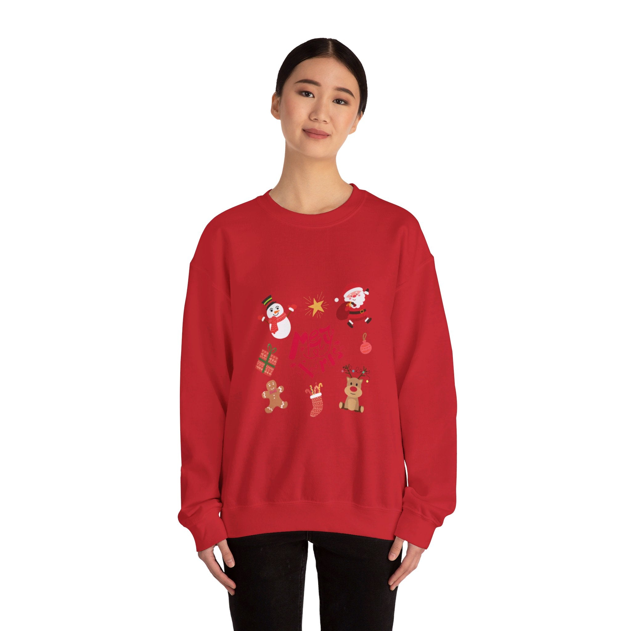 Merry Christmas Crew Unisex Heavy Blend™ Crewneck Sweatshirt