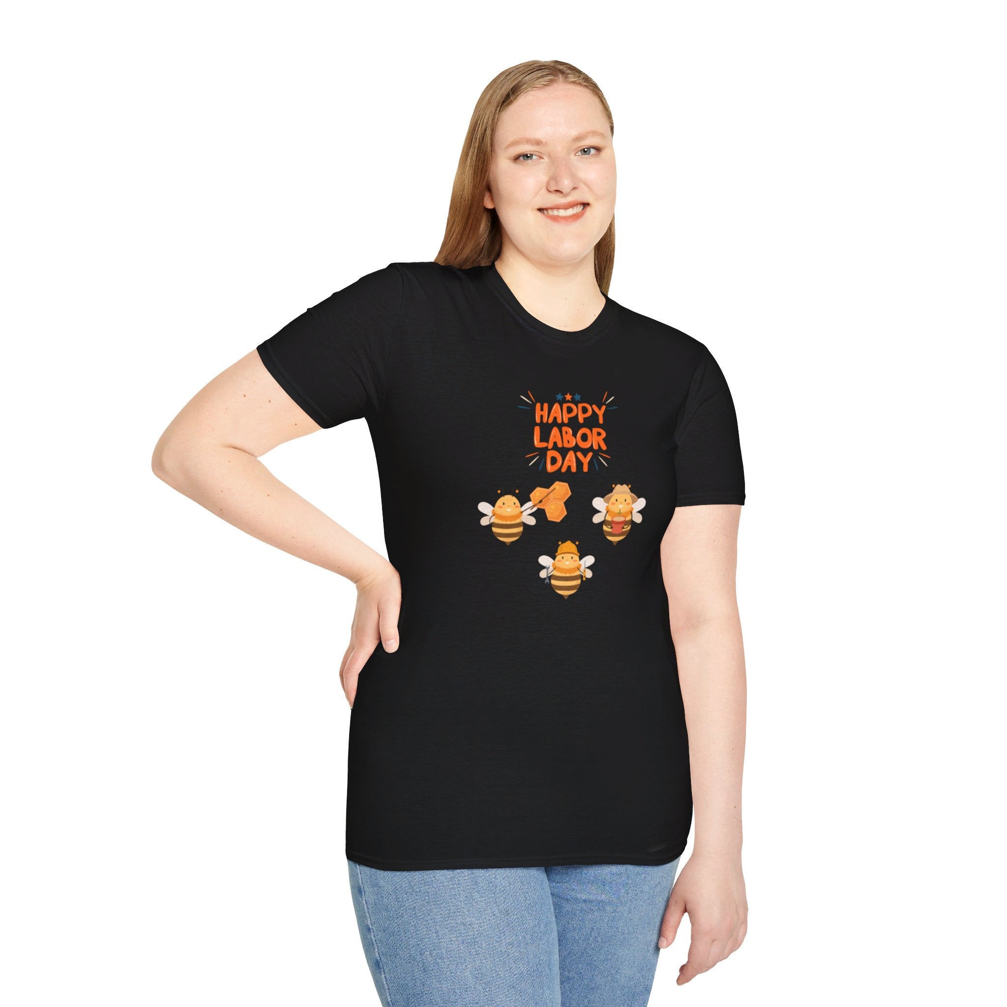 Bee Labor Day Unisex Softstyle T-Shirt