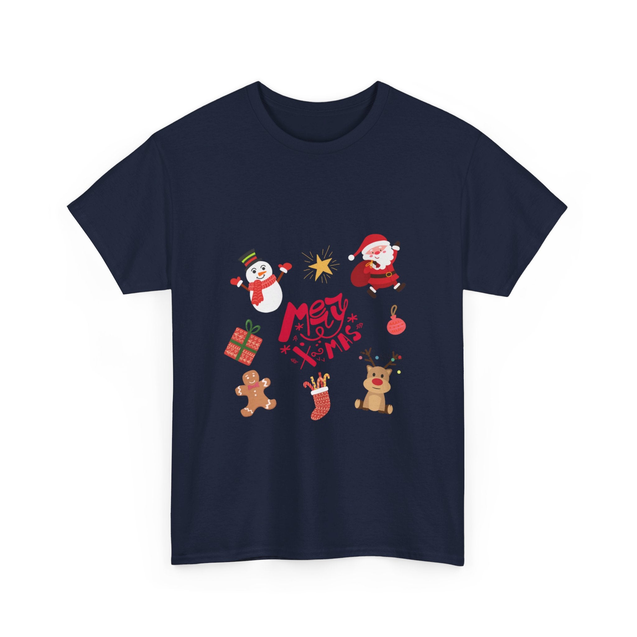 Merry Christmas Crew Unisex Heavy Cotton Tee
