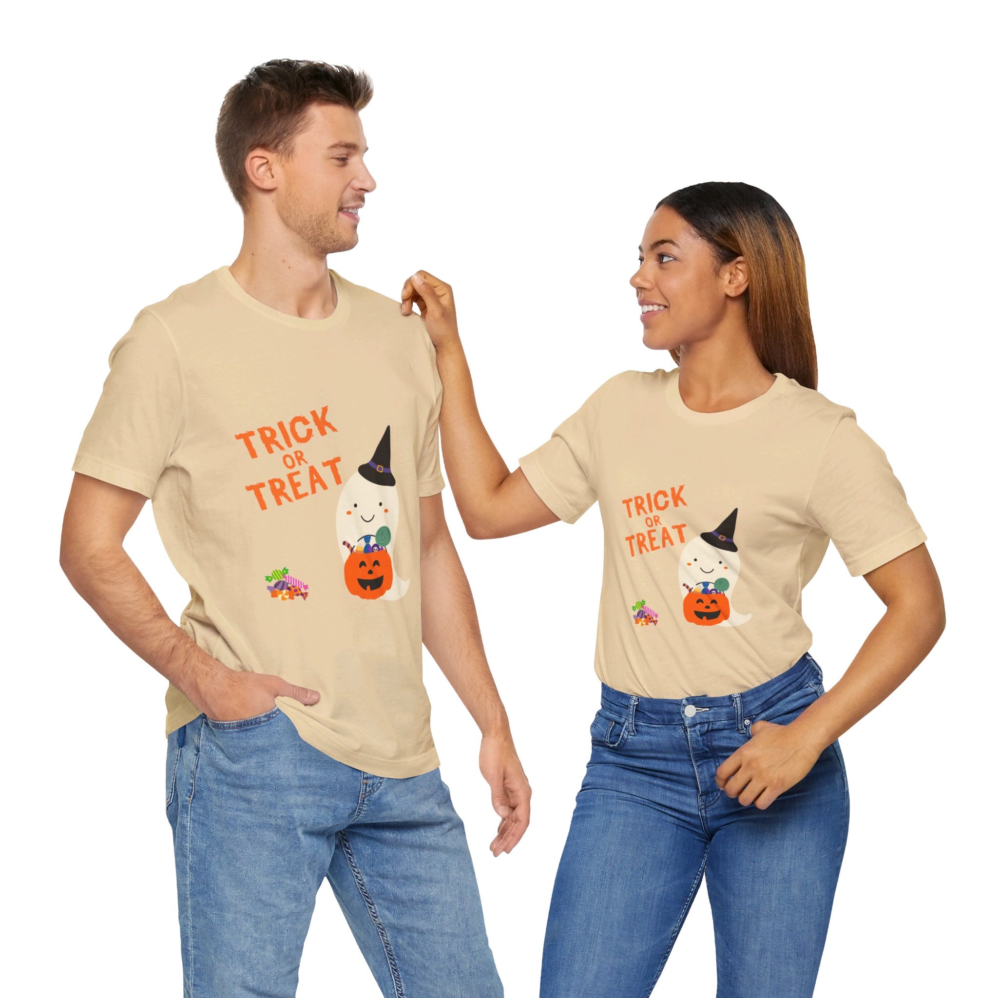 Trick or Treat Unisex Jersey Short Sleeve Tee