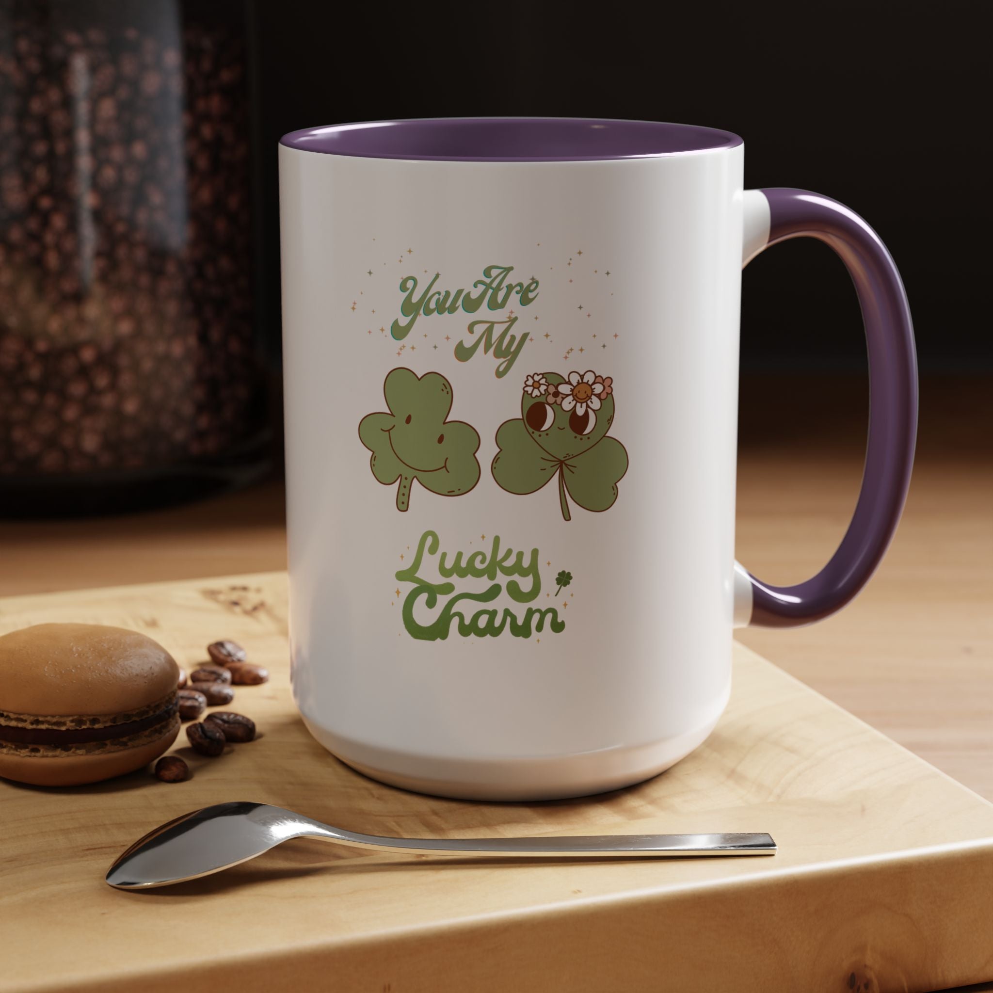 You're my Lucky Charm Accent Coffee Mug - St. Patrick's Day Gift