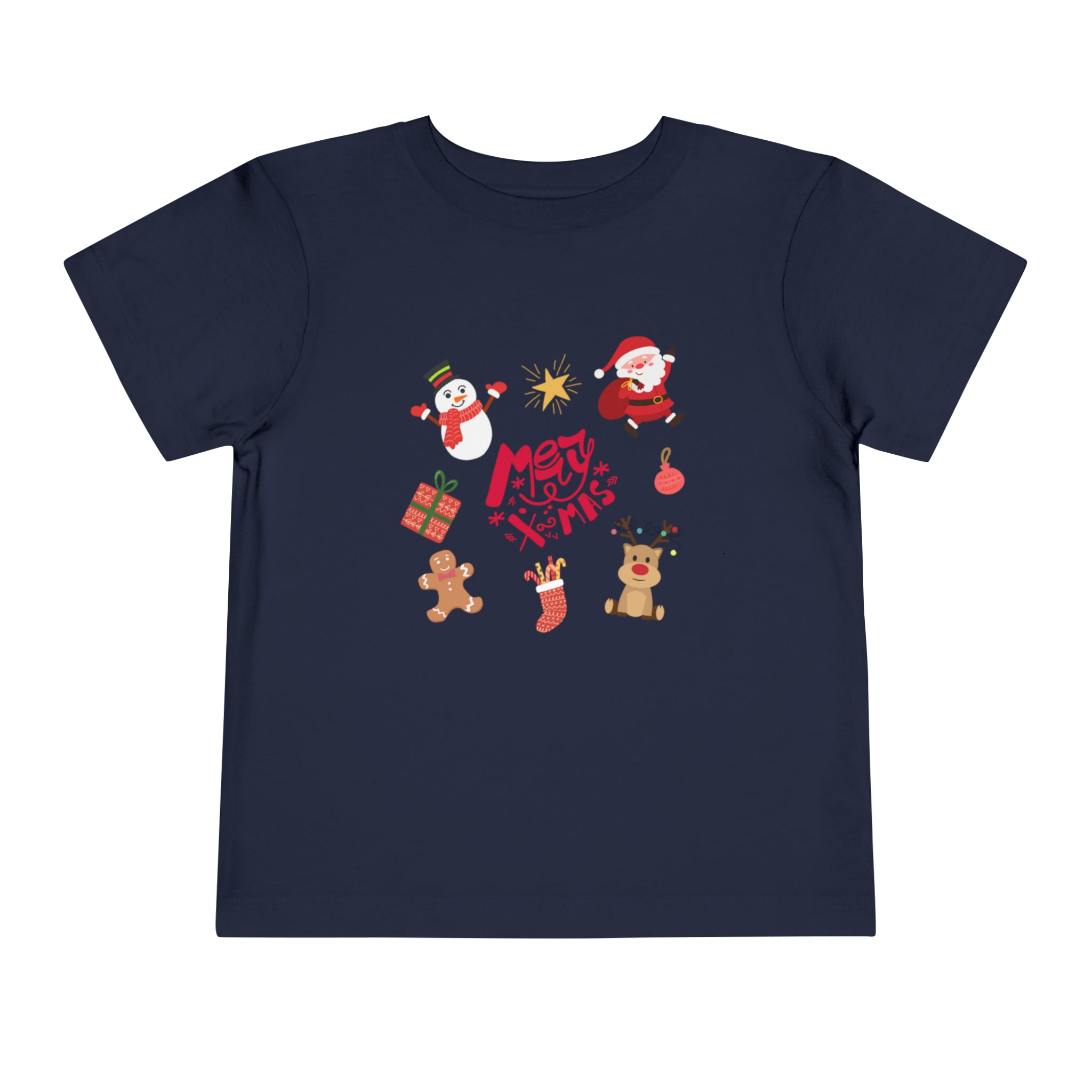 Merry Christmas Crew Toddler Short Sleeve Tee