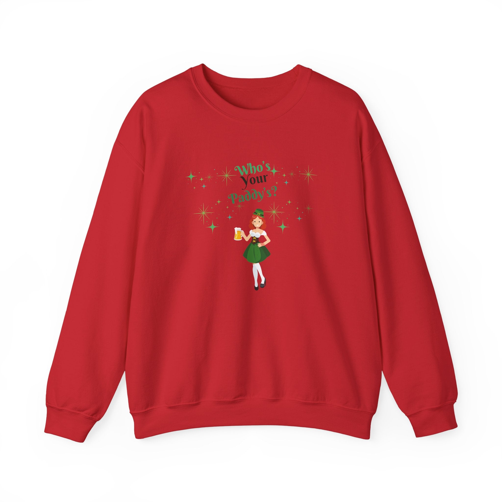 Who's Your Paddy's? Unisex Crewneck Sweatshirt - Perfect for St. Patrick's Day Celebrations