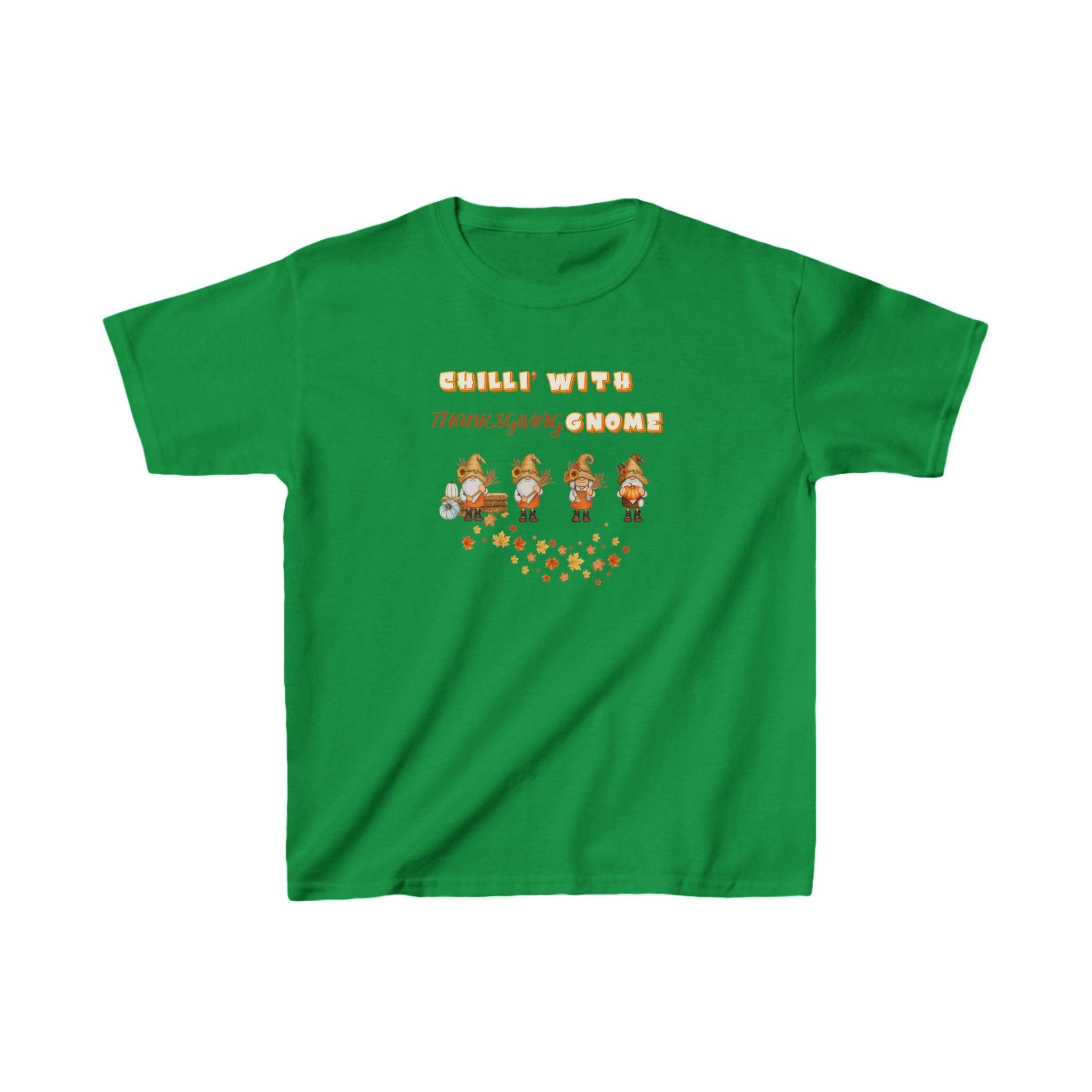 Chilli' With Thanksgiving Gnome Kids Heavy Cotton™ Tee