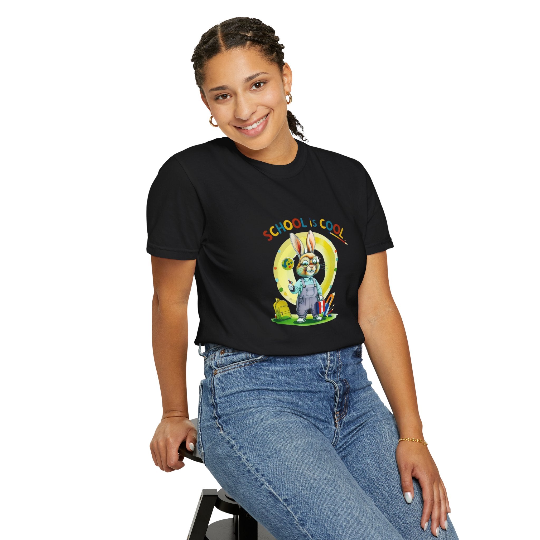 School is Cool Unisex Garment-Dyed Tee