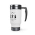 It's The Season of the Witch Stainless Steel Travel Mug with Handle, 14oz