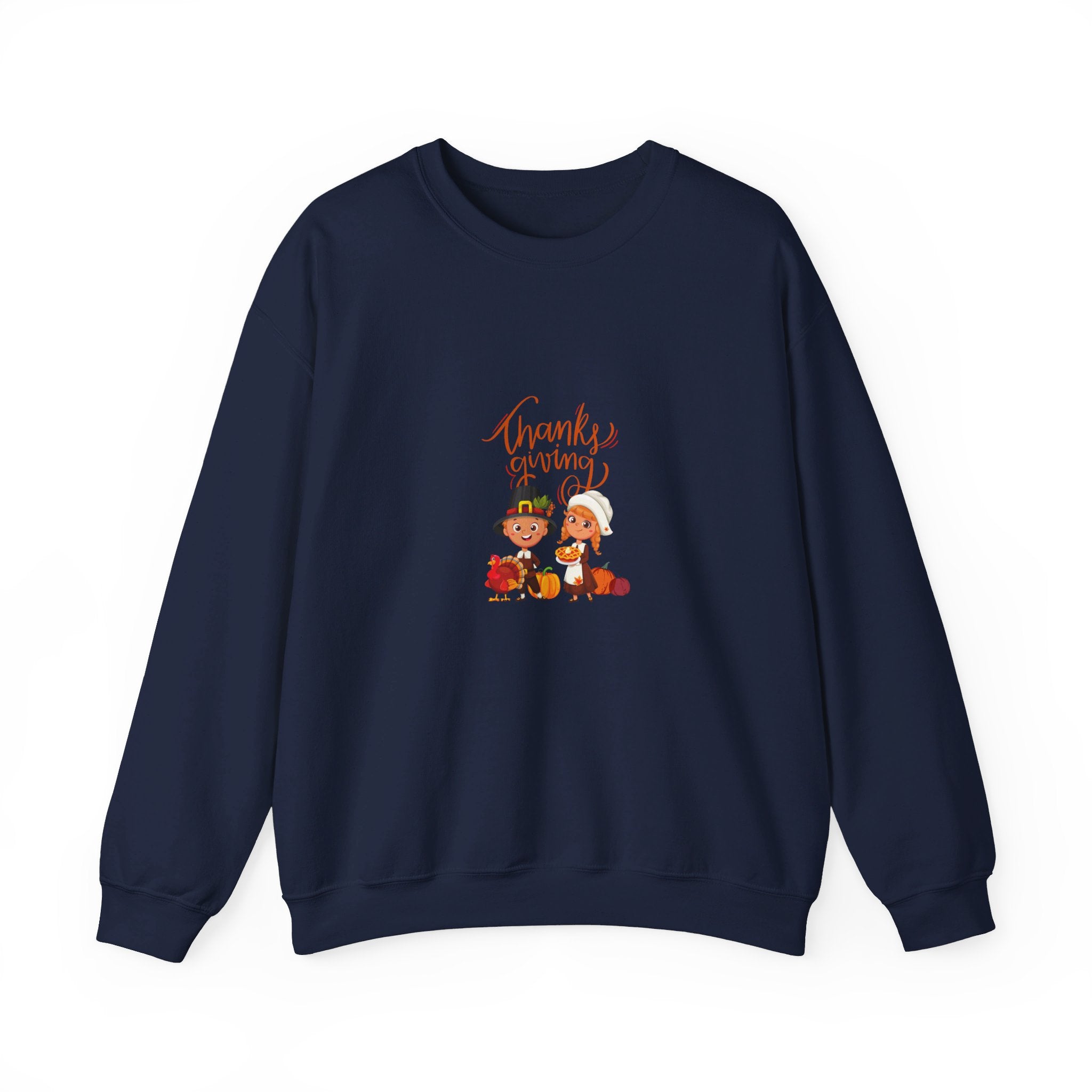 Happy Thanksgiving Unisex Heavy Blend™ Crewneck Sweatshirt
