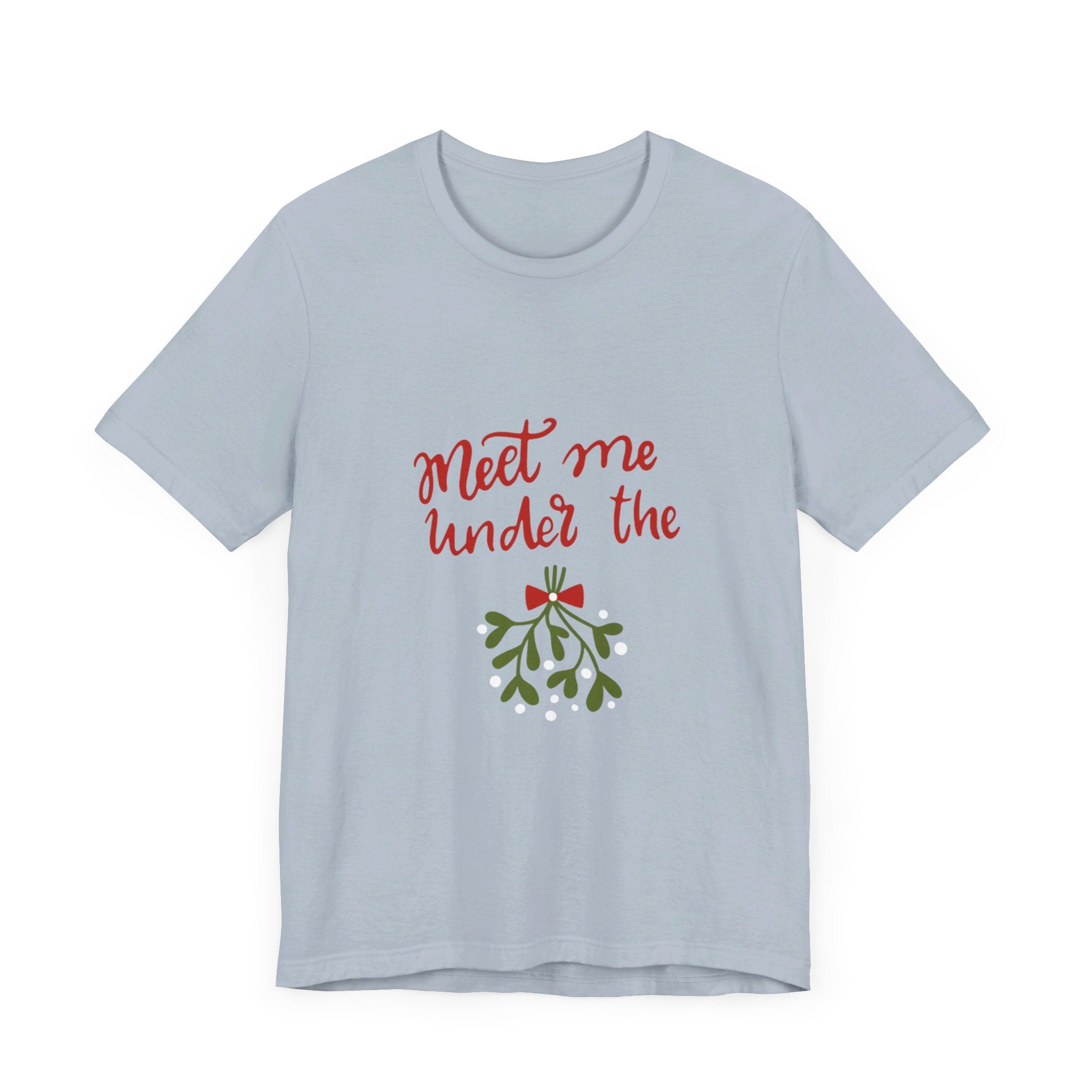 Meet Me Under The Mistletoe Unisex Jersey Short Sleeve Tee