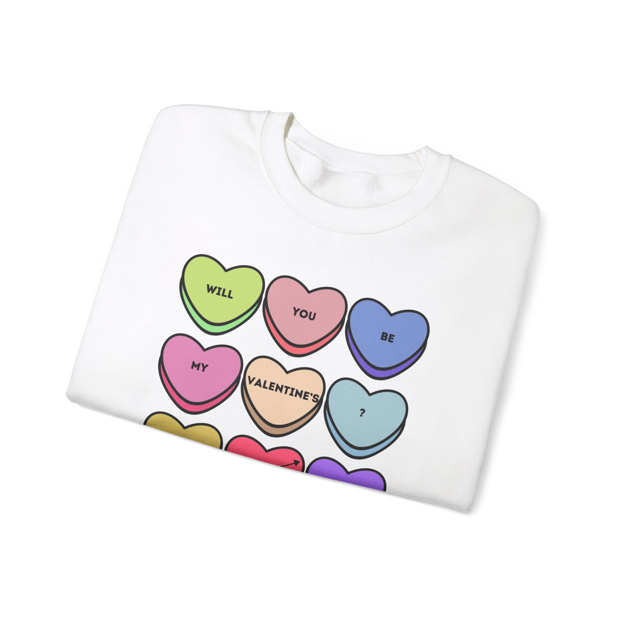 Will You Be My Valentine? Unisex Heavy Blend™ Crewneck Sweatshirt