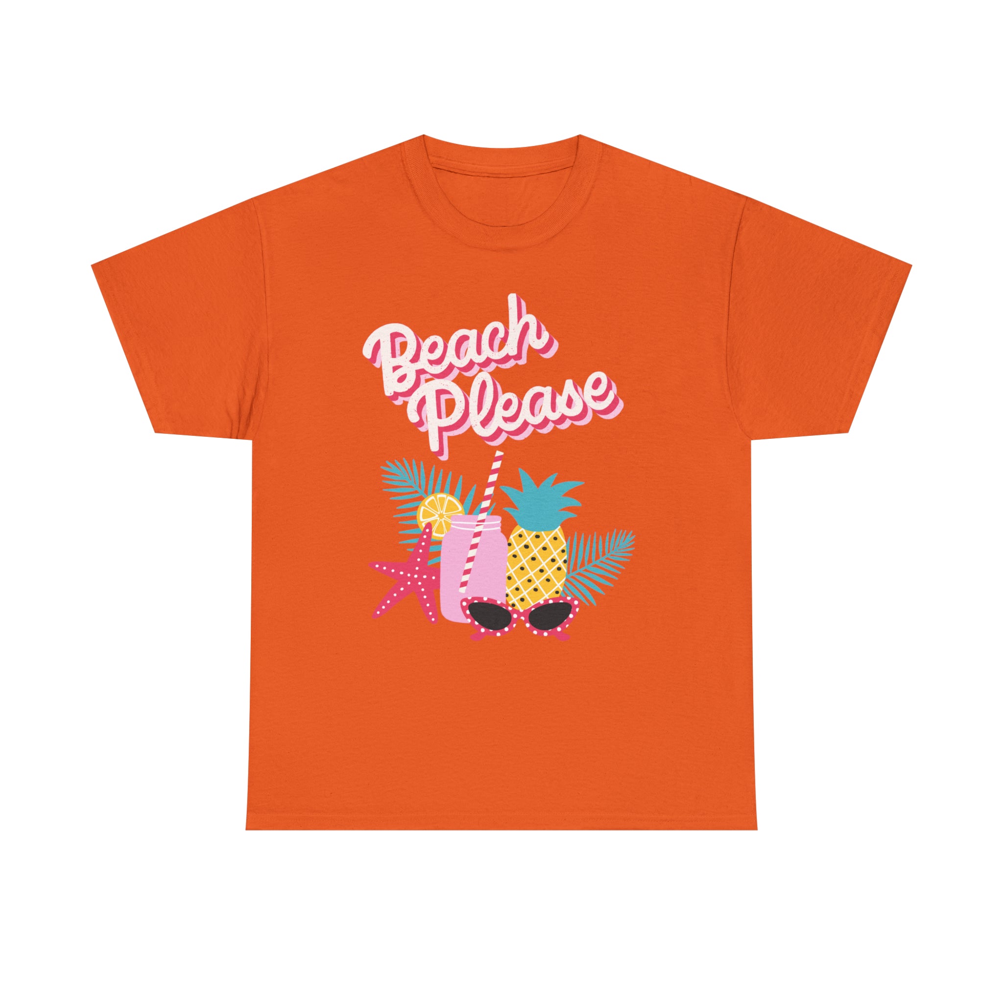 Beach Please Unisex Heavy Cotton Tee