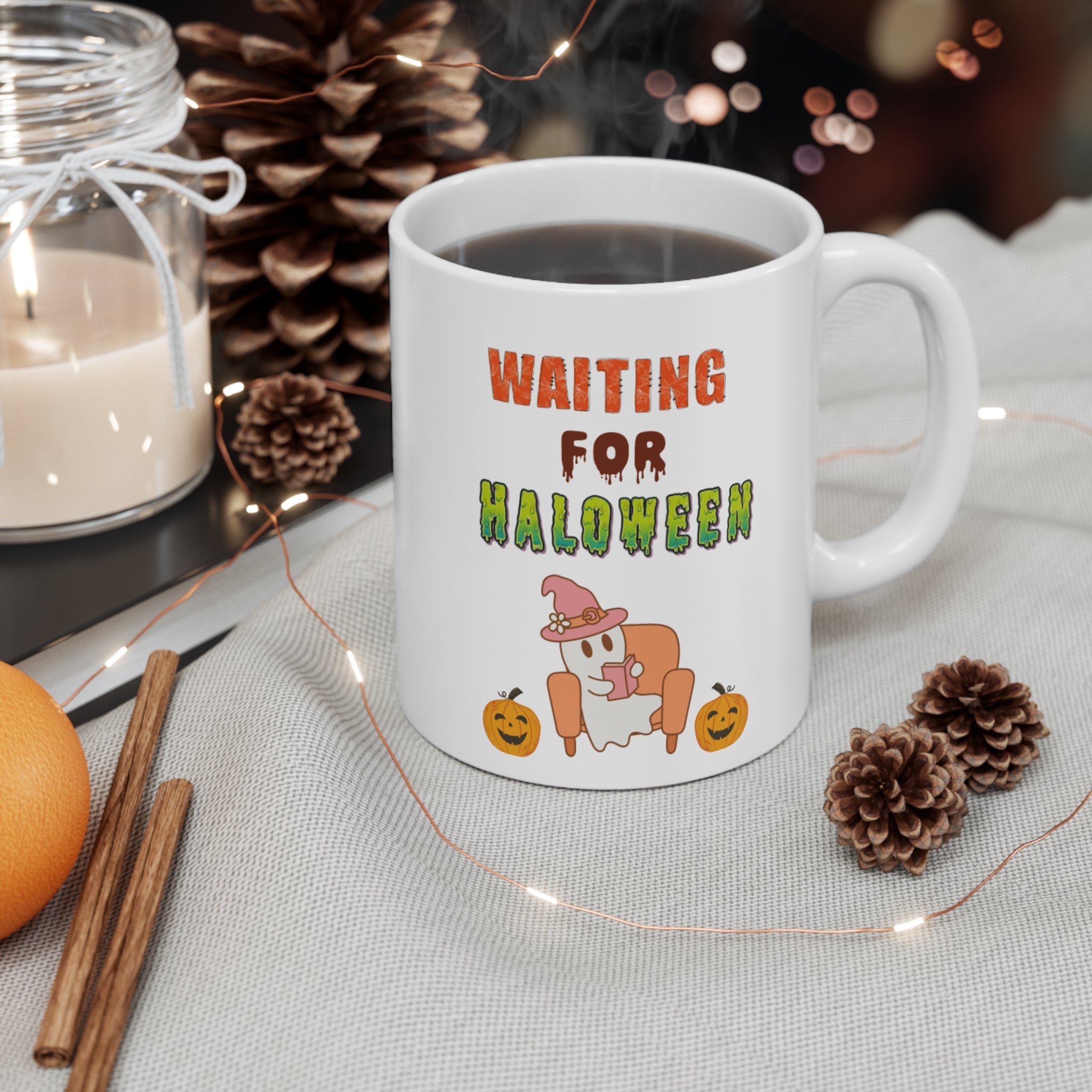 Waiting For Halloween Mug 11oz