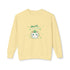 Kiss Me I'm Irish Cat Unisex Lightweight Crewneck Sweatshirt