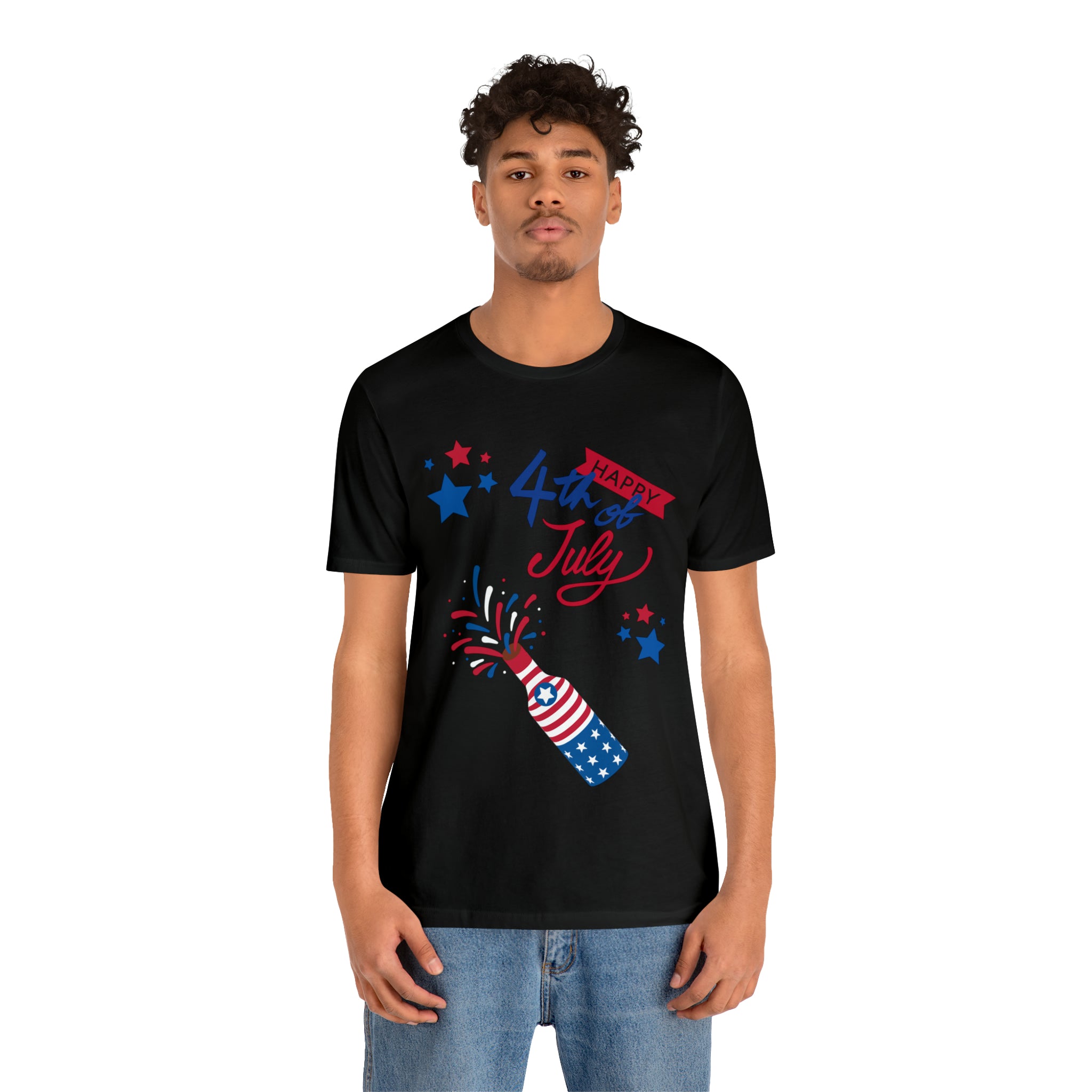 Happy 4th Of July Celebration Unisex Jersey Short Sleeve Tee