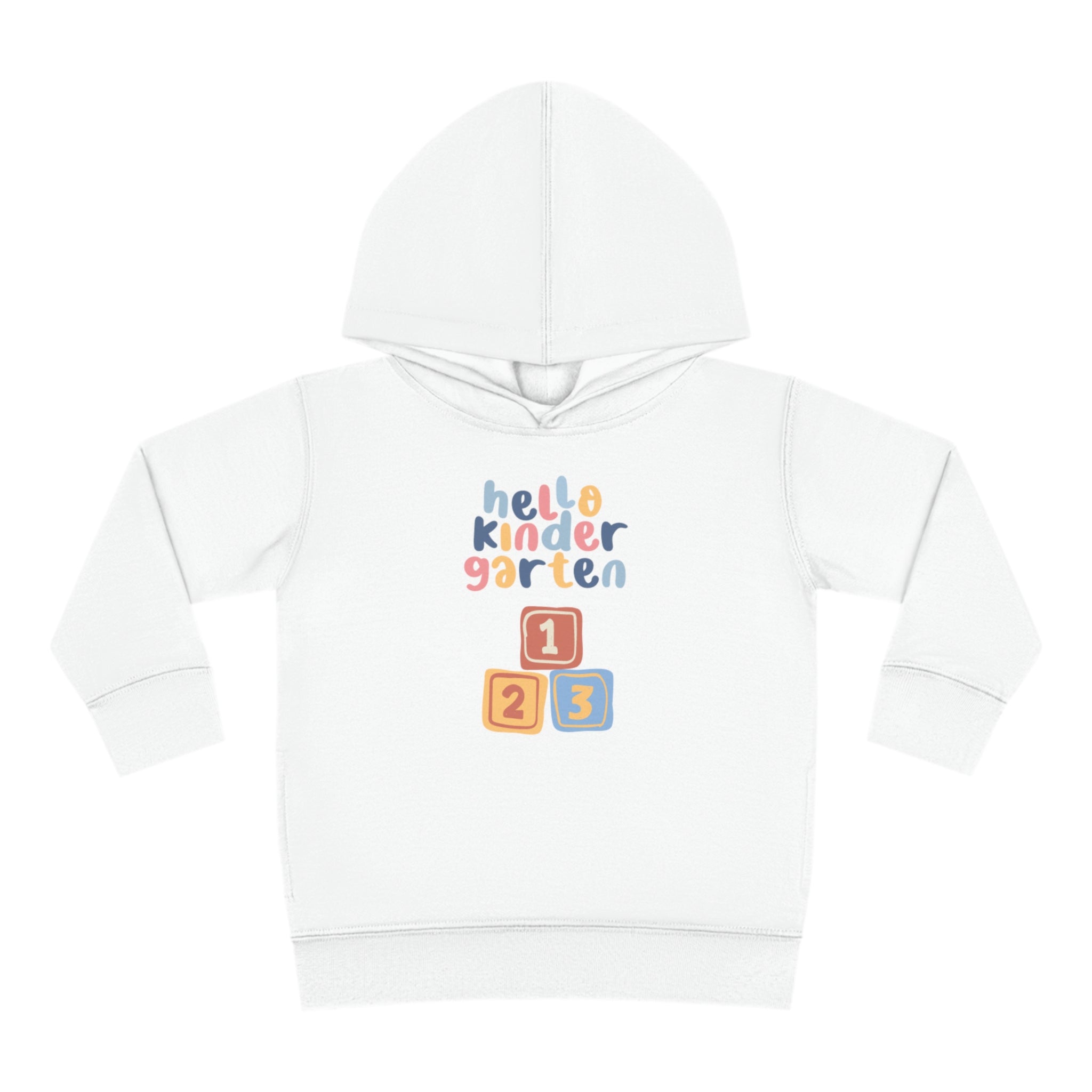 Hello Kindergarten Toddler Pullover Fleece Hoodie