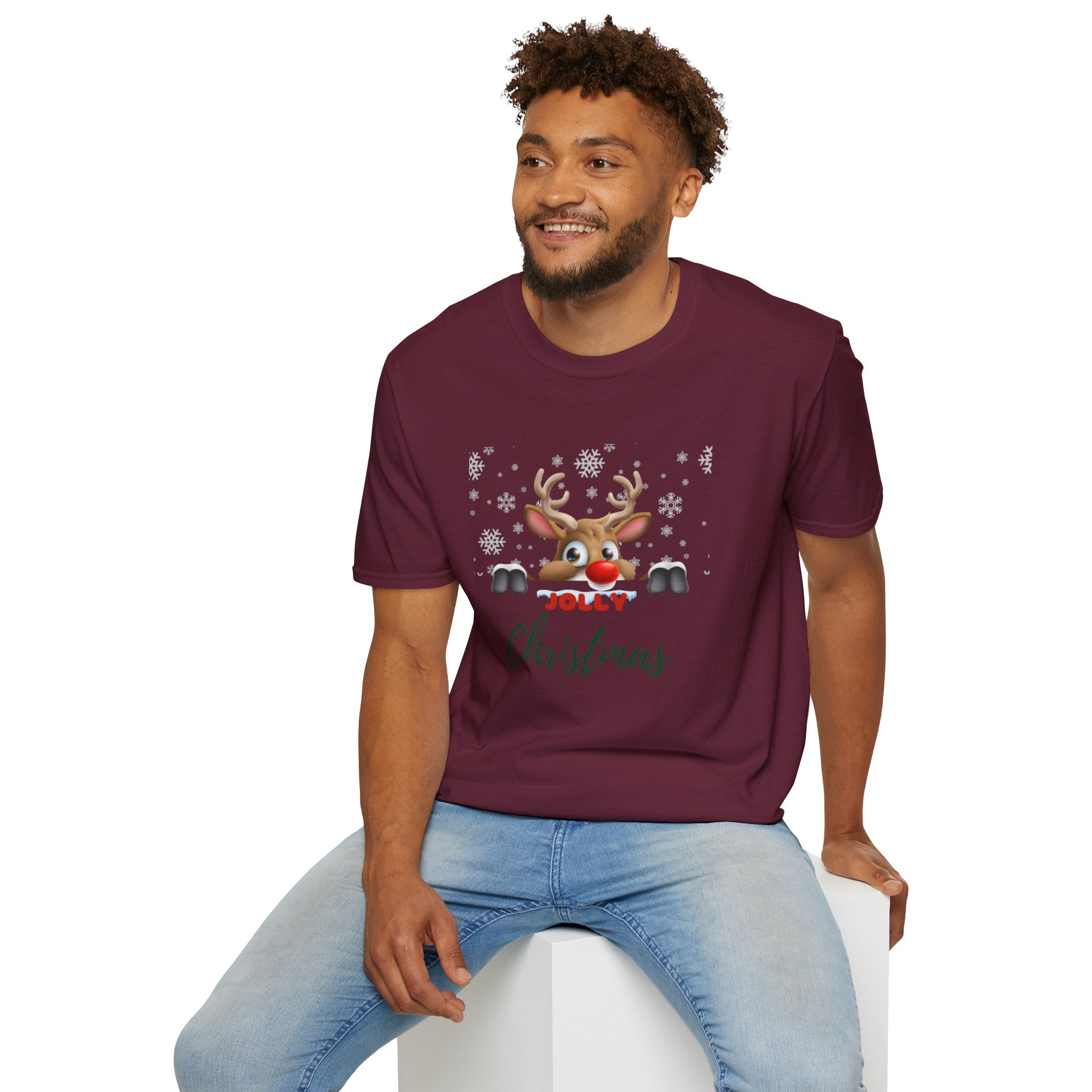 Jolly Christmas Unisex Softstyle T-Shirt