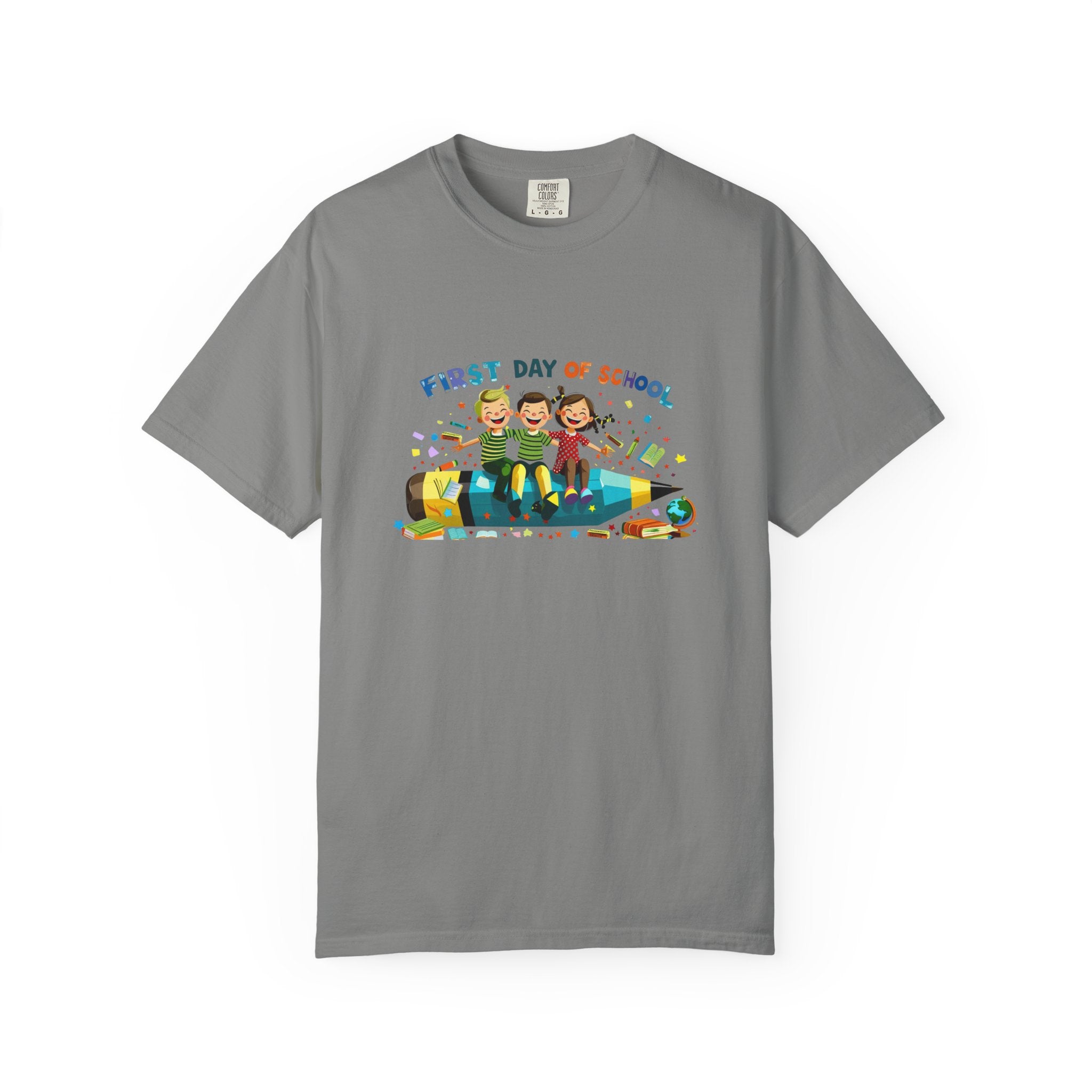 First Day of School Unisex Garment-Dyed T-Shirt