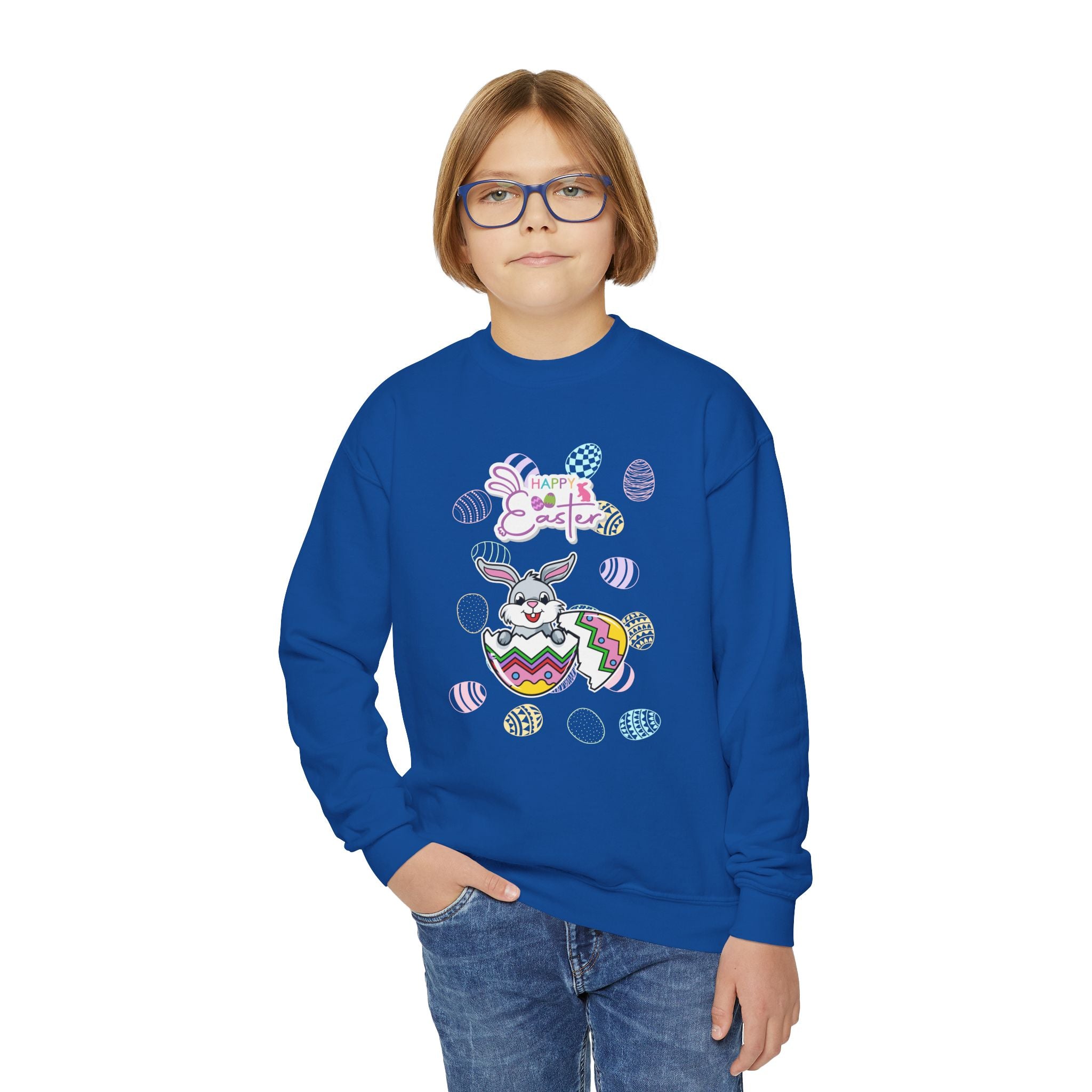 Easter Greetings Youth Crewneck Sweatshirt