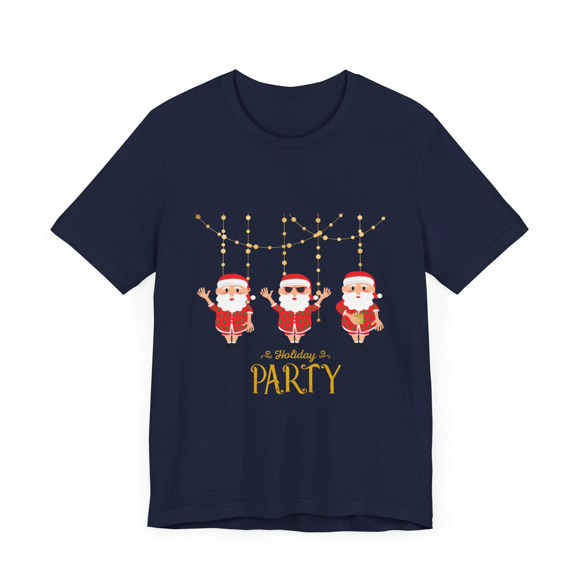 Santa's Holiday Party Unisex Jersey Short Sleeve Tee