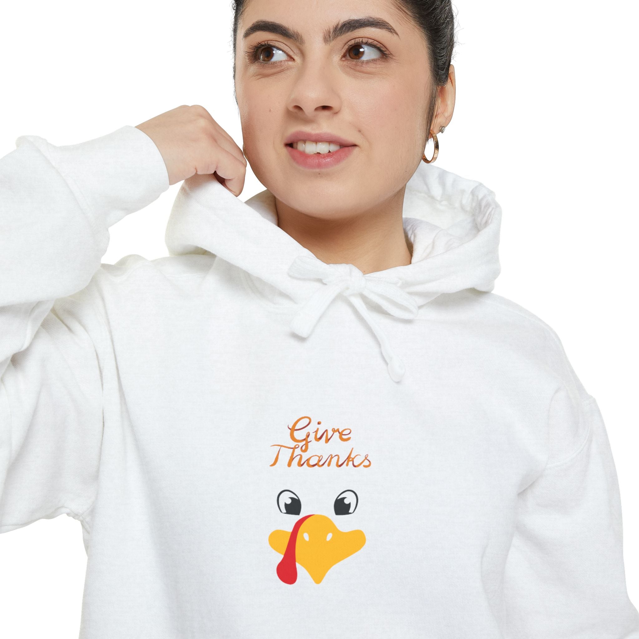 Give Thanks Unisex Garment-Dyed Hoodie