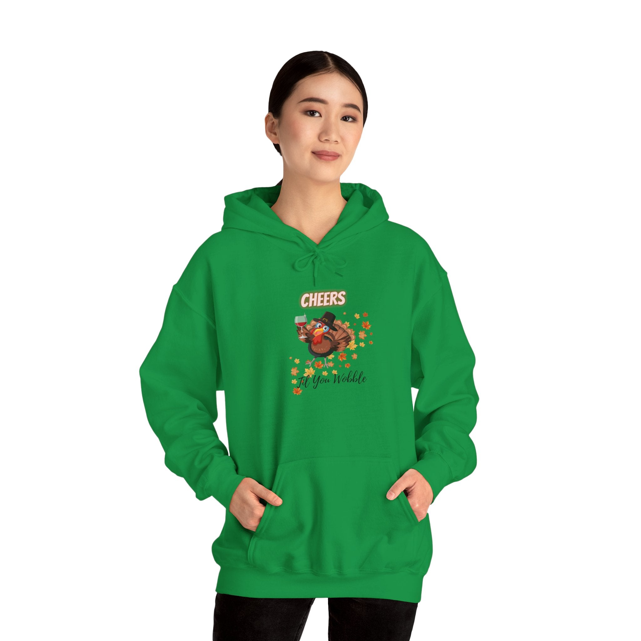 Cheers Til You Wobble Unisex Heavy Blend™ Hooded Sweatshirt