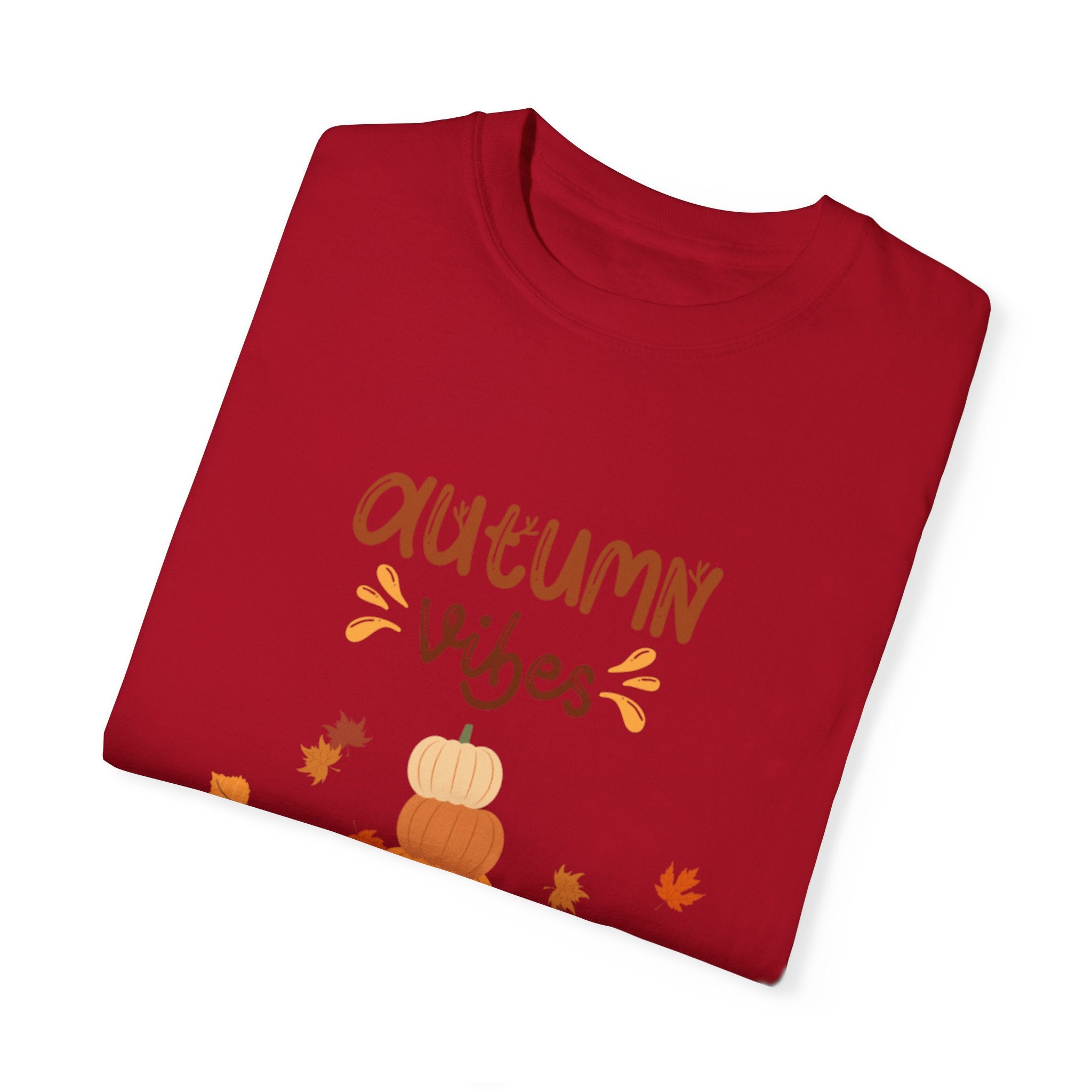 Autumn Vibes Unisex Garment-Dyed T-shirt