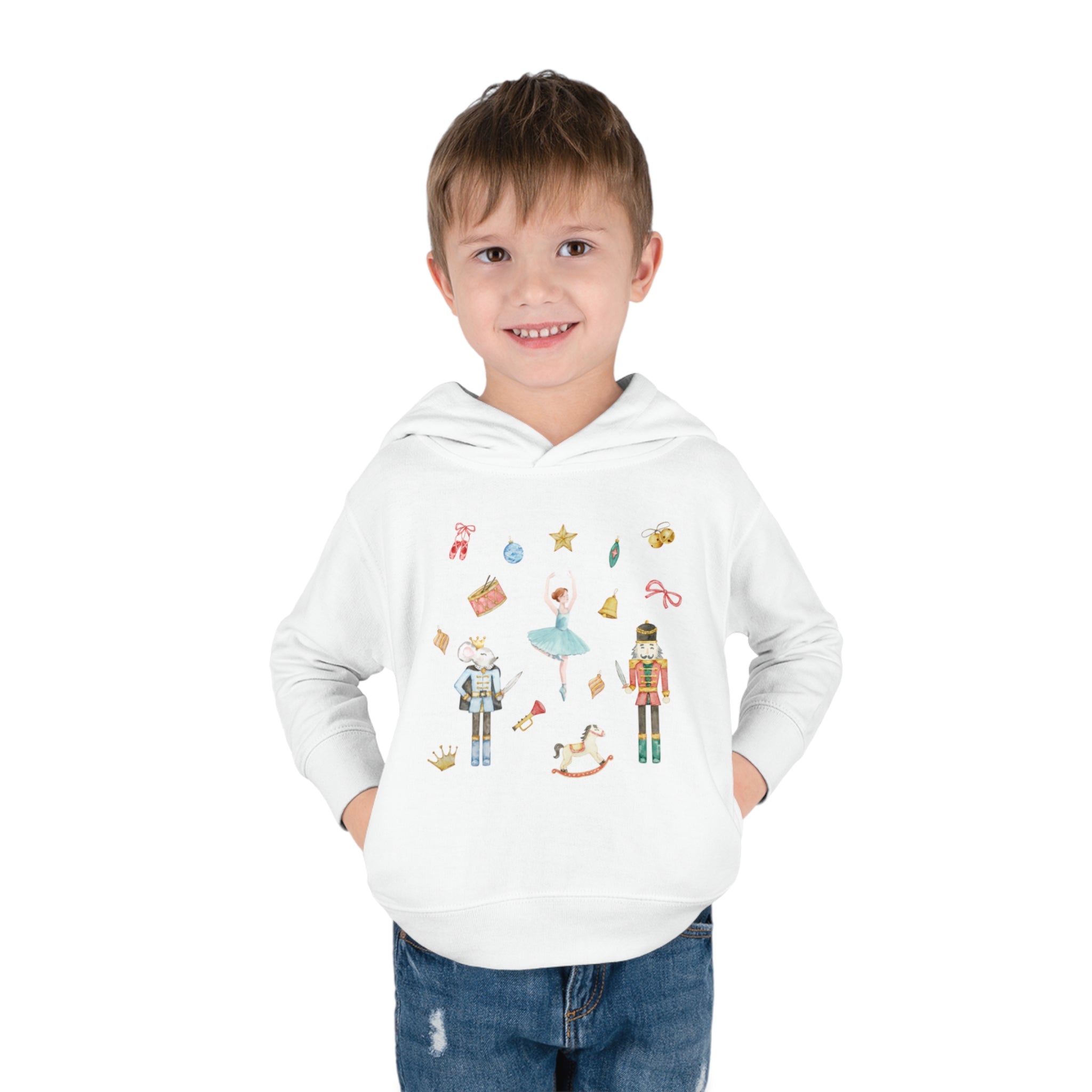 Nutcracker Toddler Pullover Fleece Hoodie