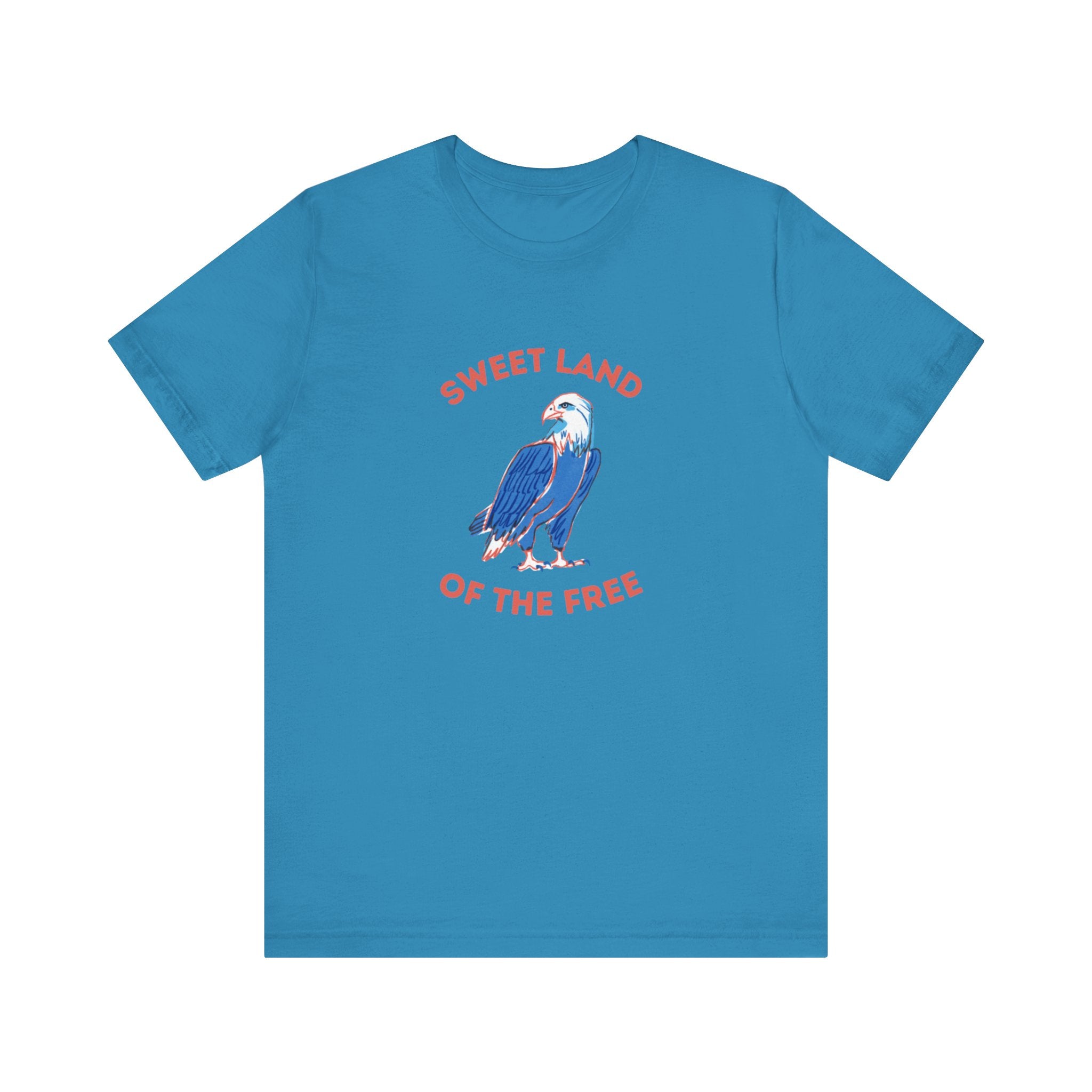 Sweet Land Of The Free Unisex Jersey Short Sleeve Tee