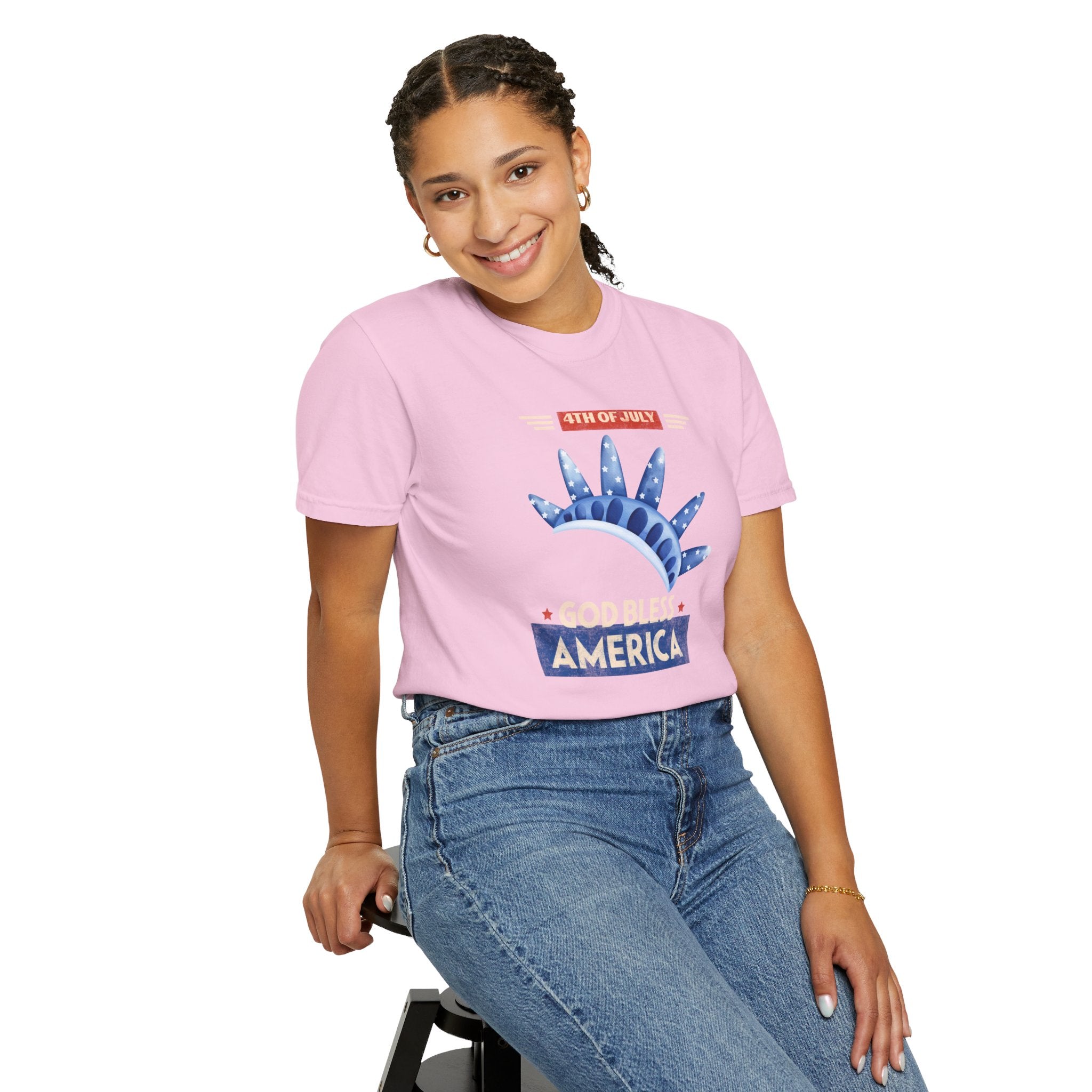 God Bless America Unisex Garment-Dyed T-shirt