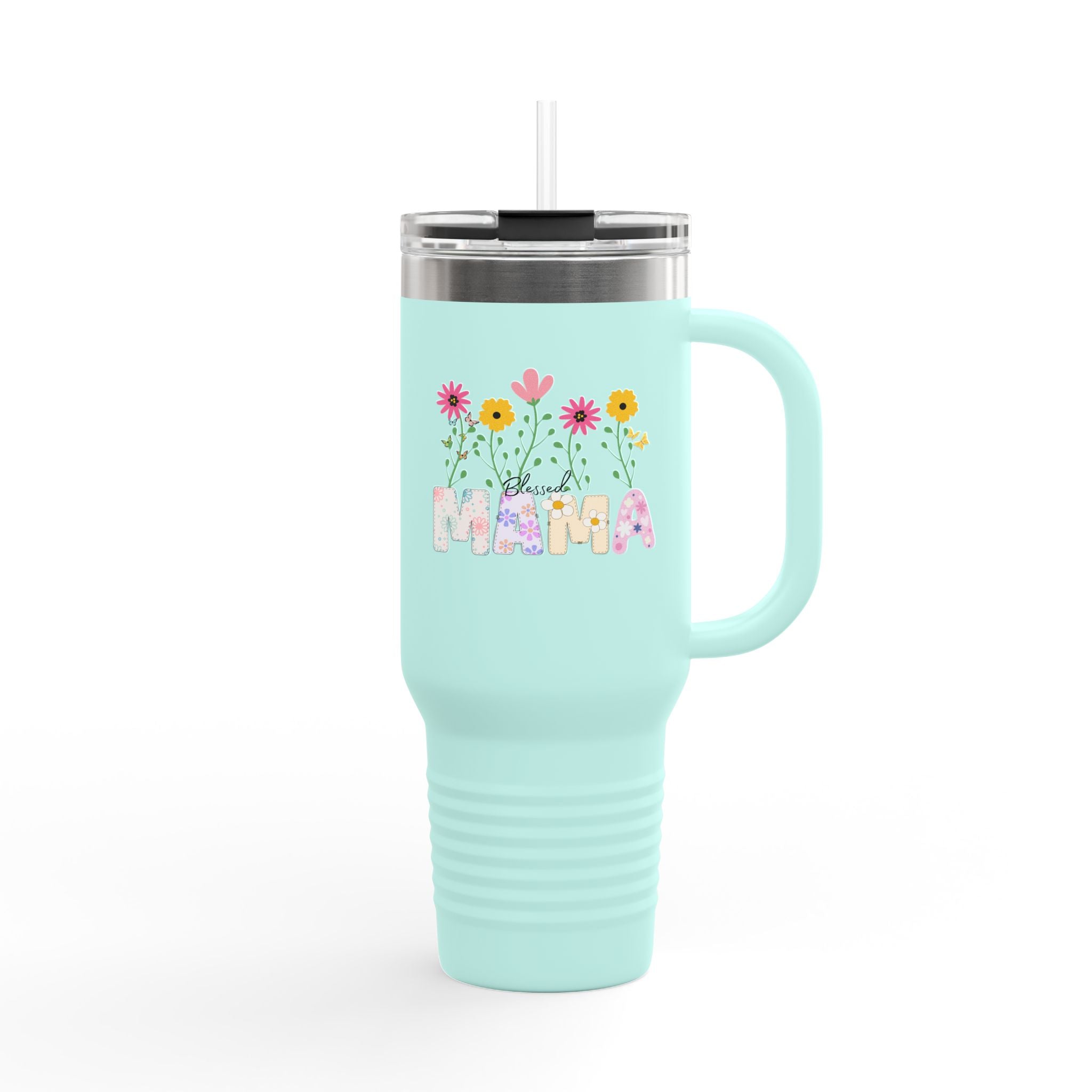 Blessed Mama Insulated Travel Mug - 40oz
