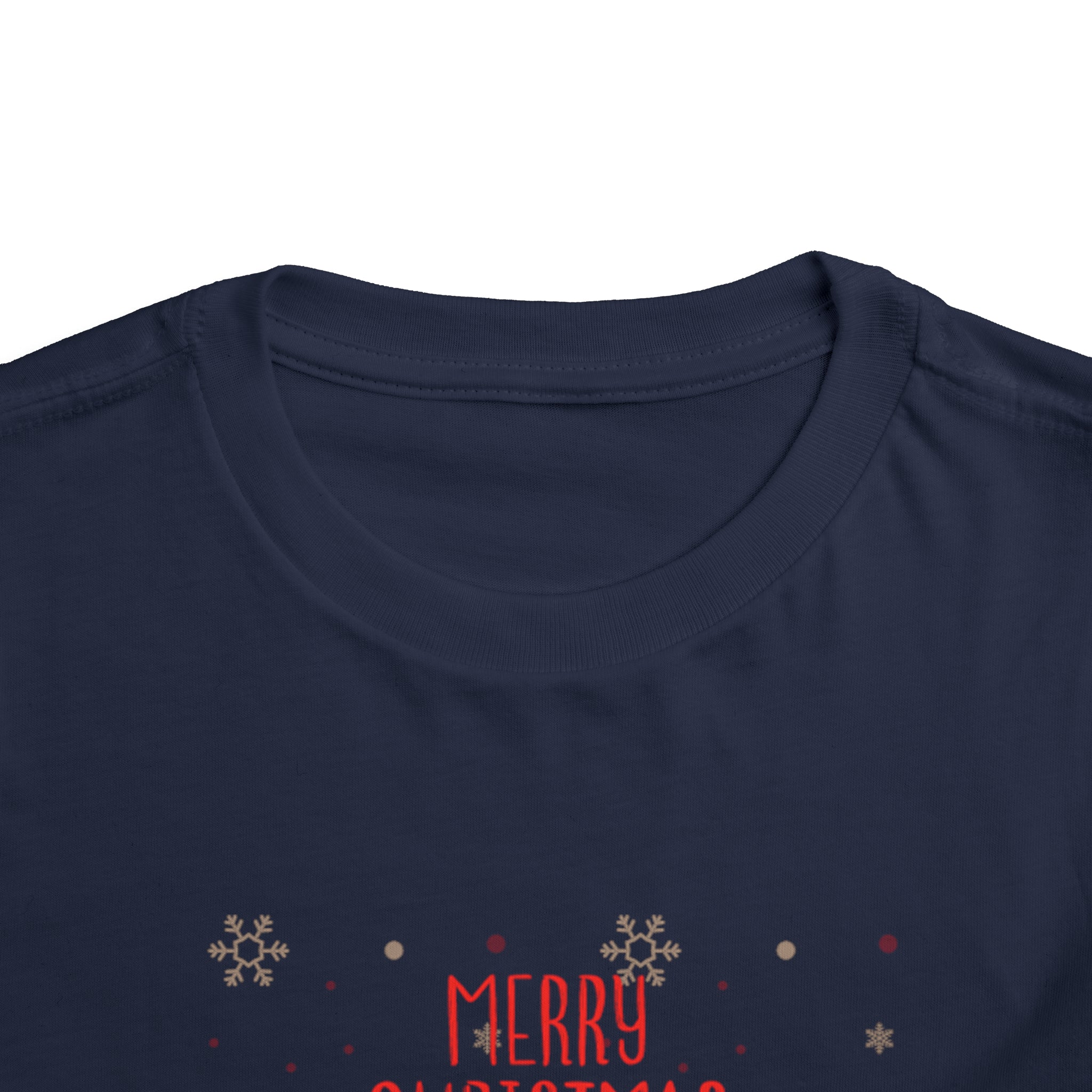 Merry Xmas Crew Toddler Short Sleeve Tee
