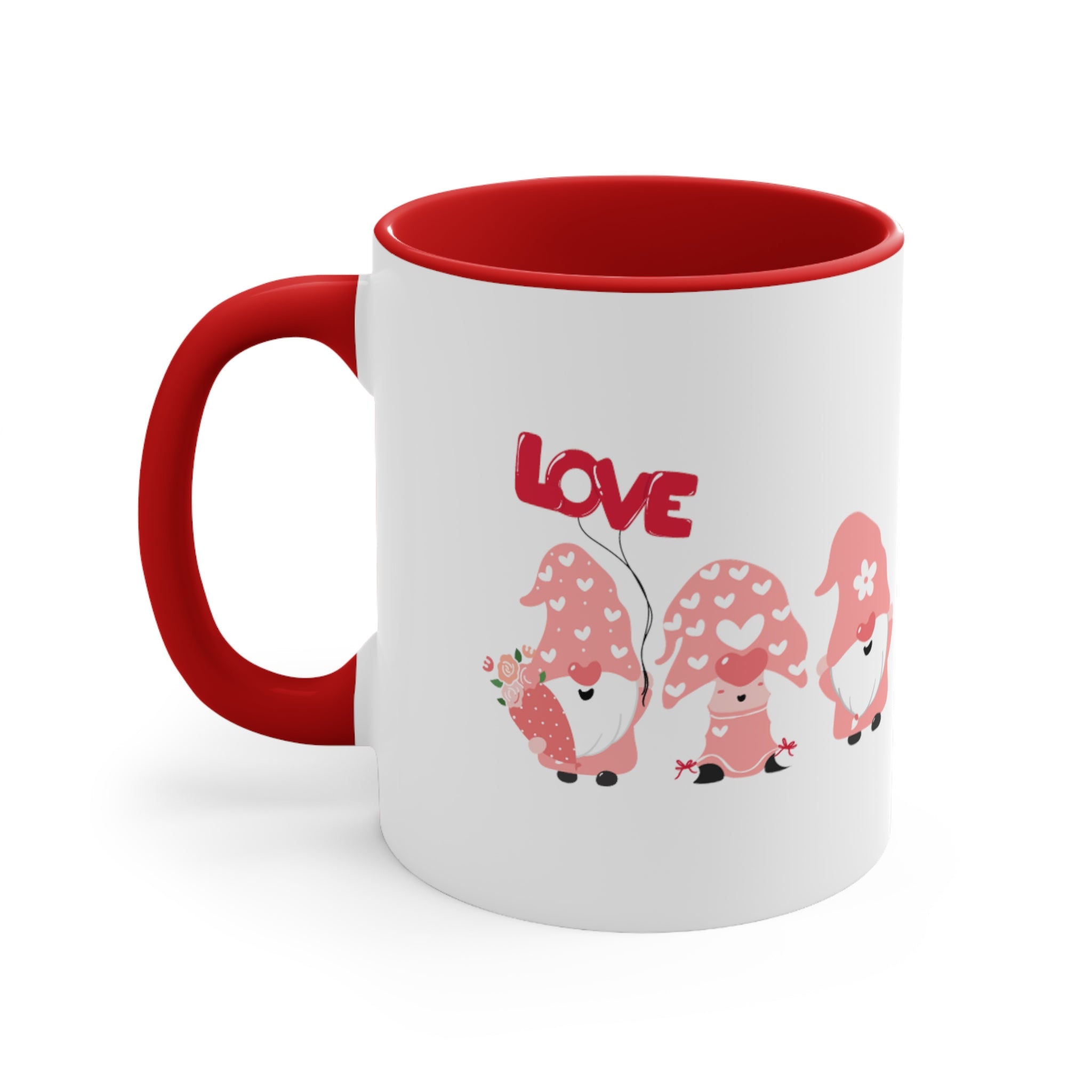 Love Gnome Day Accent Coffee Mug, 11oz