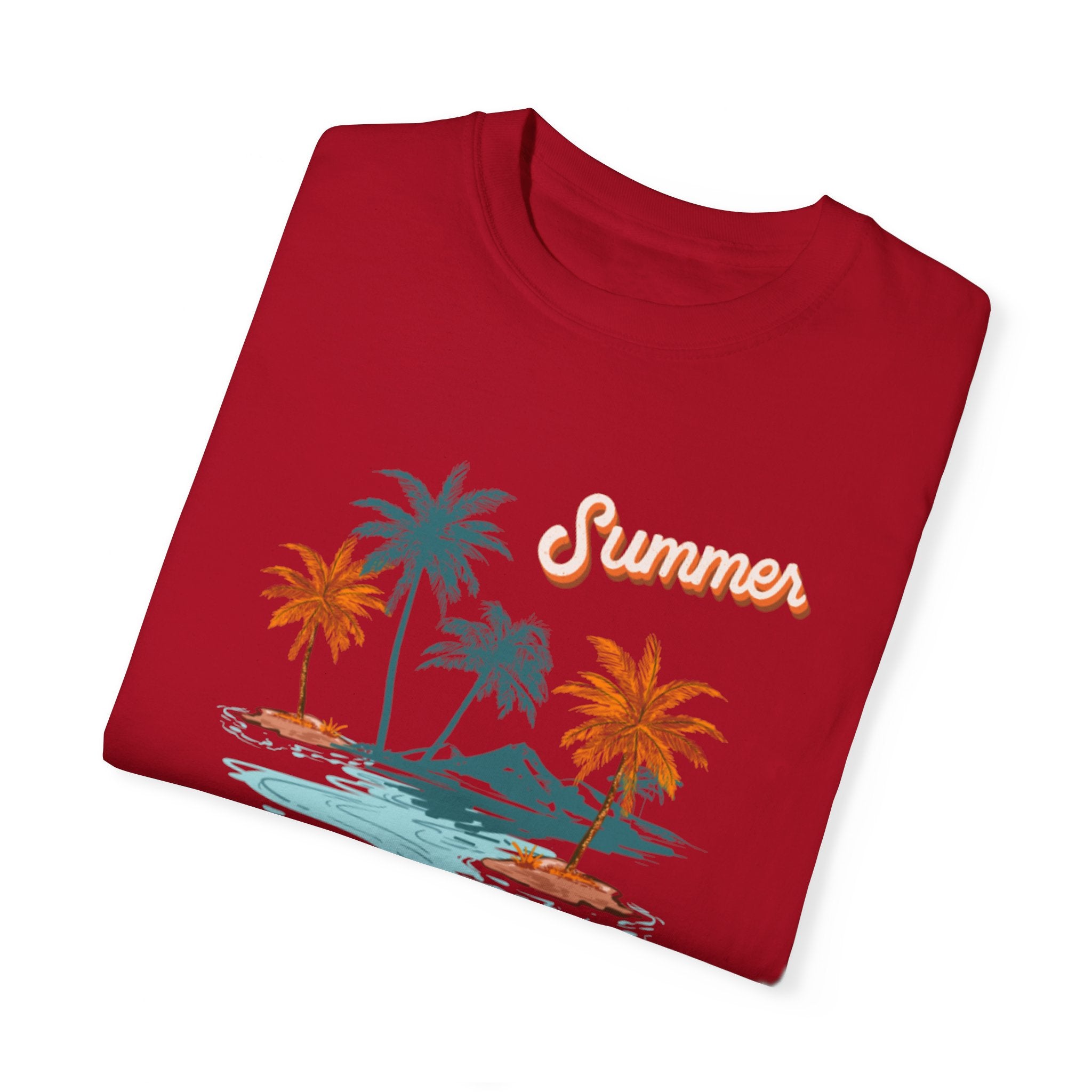 Summer Season Vibes Unisex Garment-Dyed T-shirt