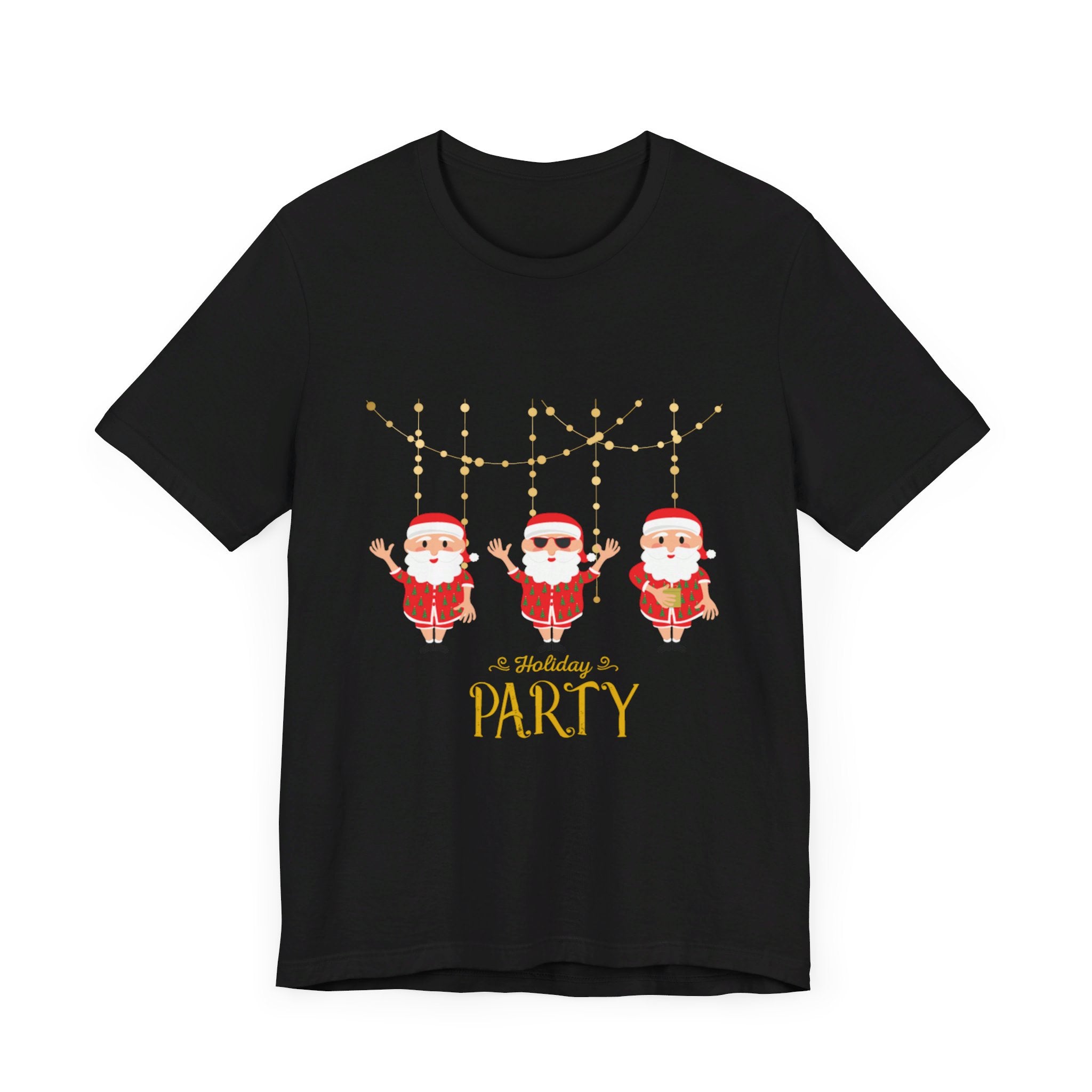 Santa's Holiday Party Unisex Jersey Short Sleeve Tee