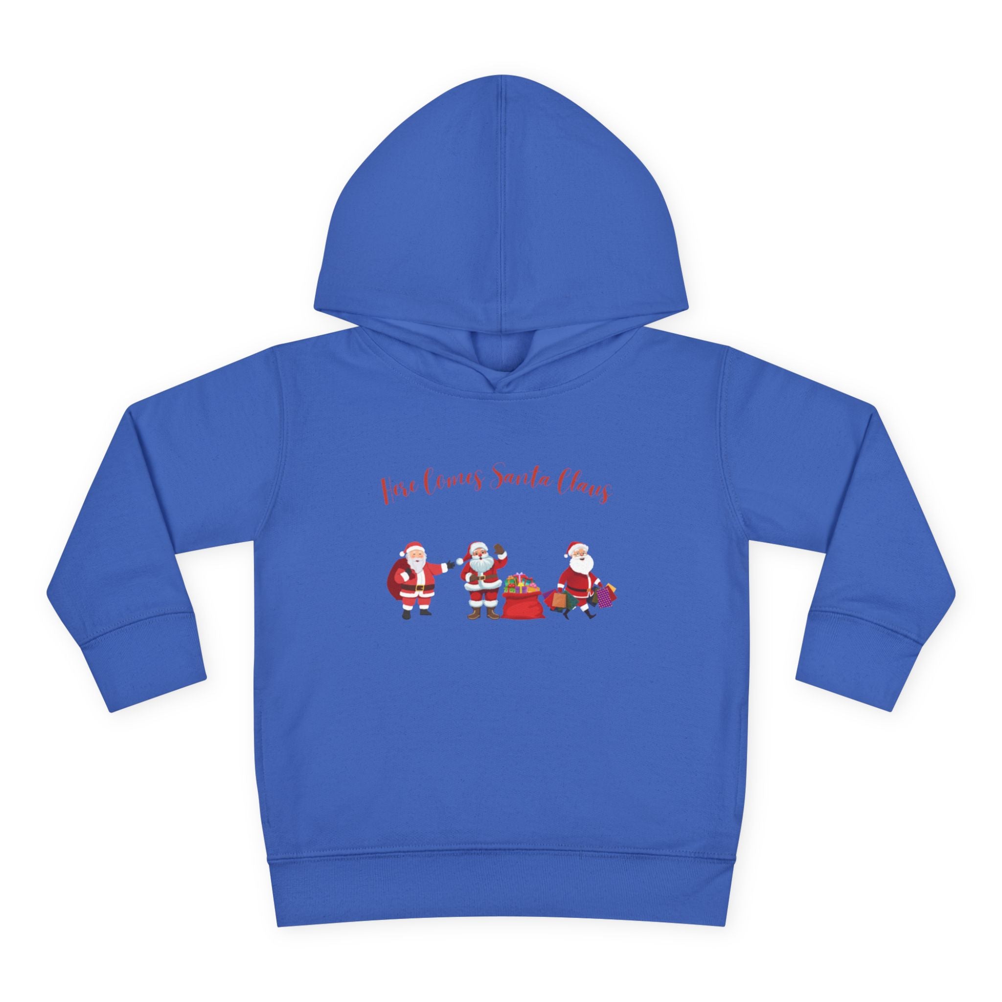 Here Comes Santa Claus Toddler Pullover Fleece Hoodie