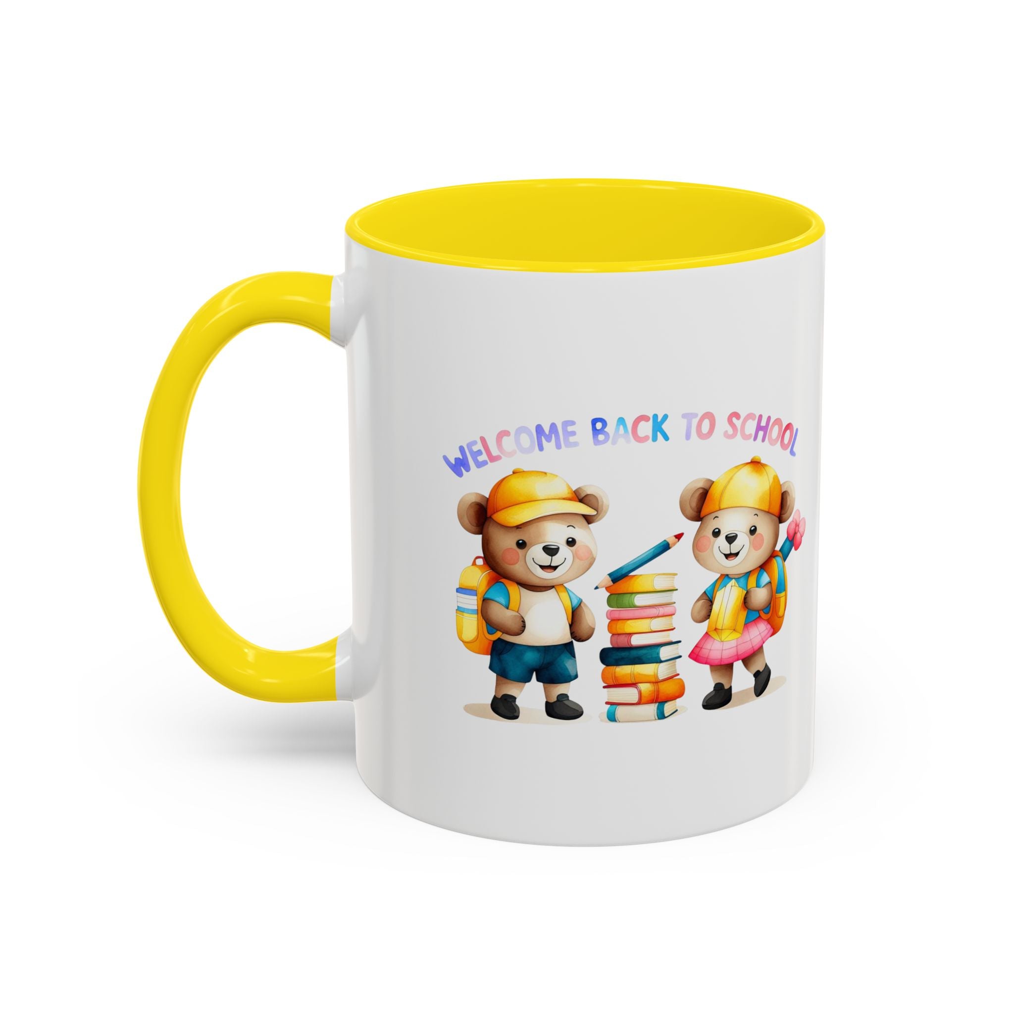 Welcome Back to School Bear Coffee Mug - 11oz, 15oz