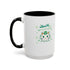 Kiss Me I'm Irish Cat  Accent Mug