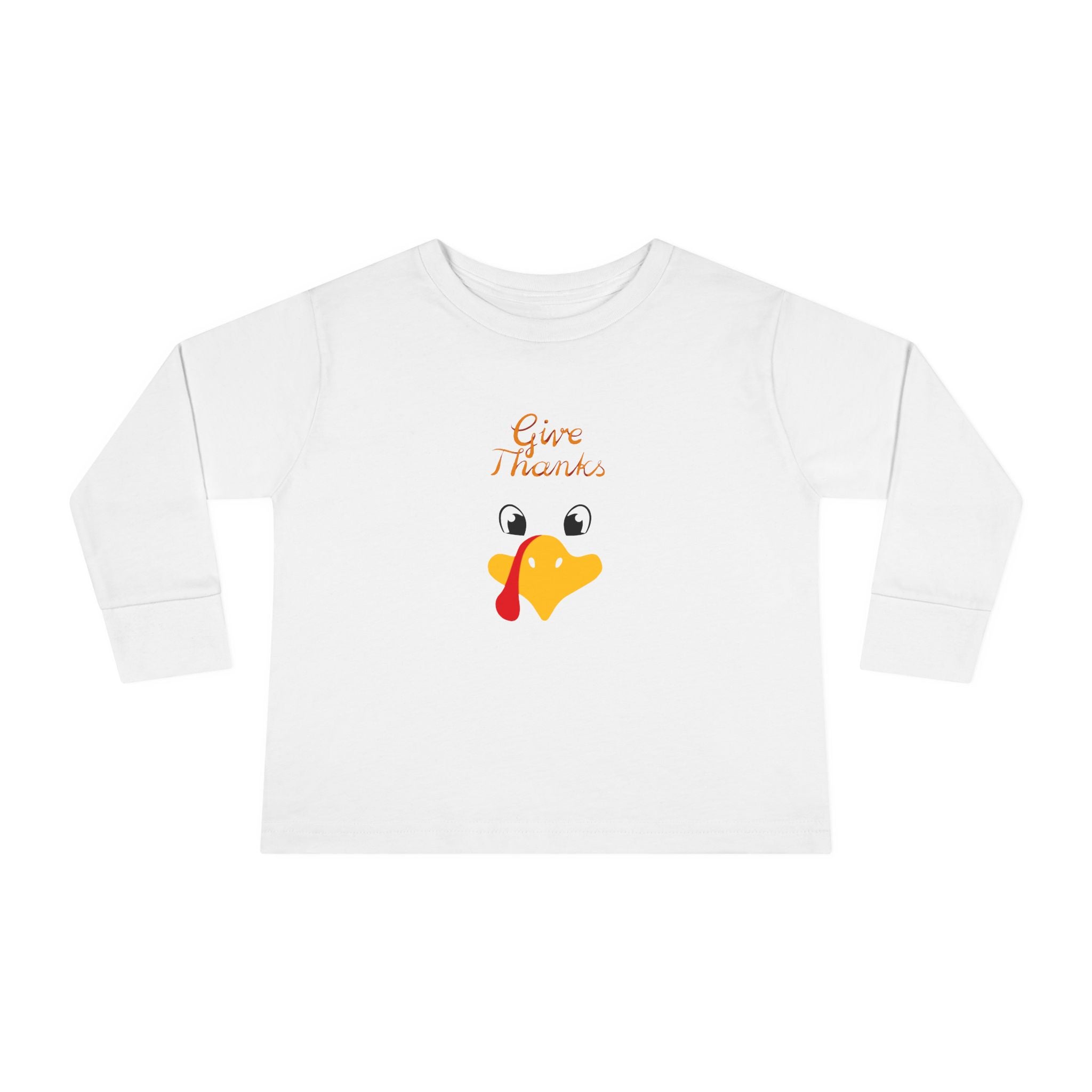 Give Thanks Toddler Long Sleeve Tee