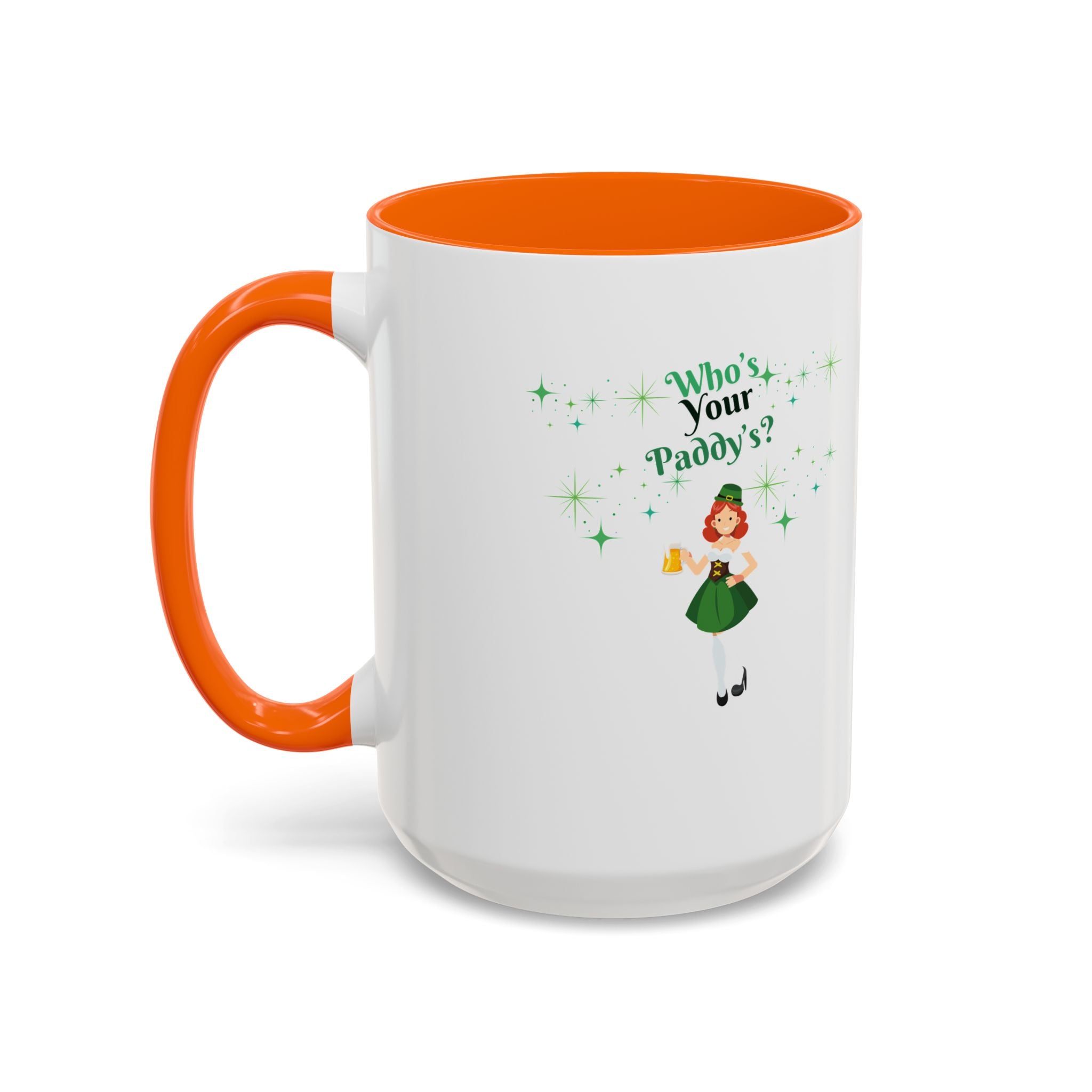 Who's Your Paddy's? Accent Coffee Mug