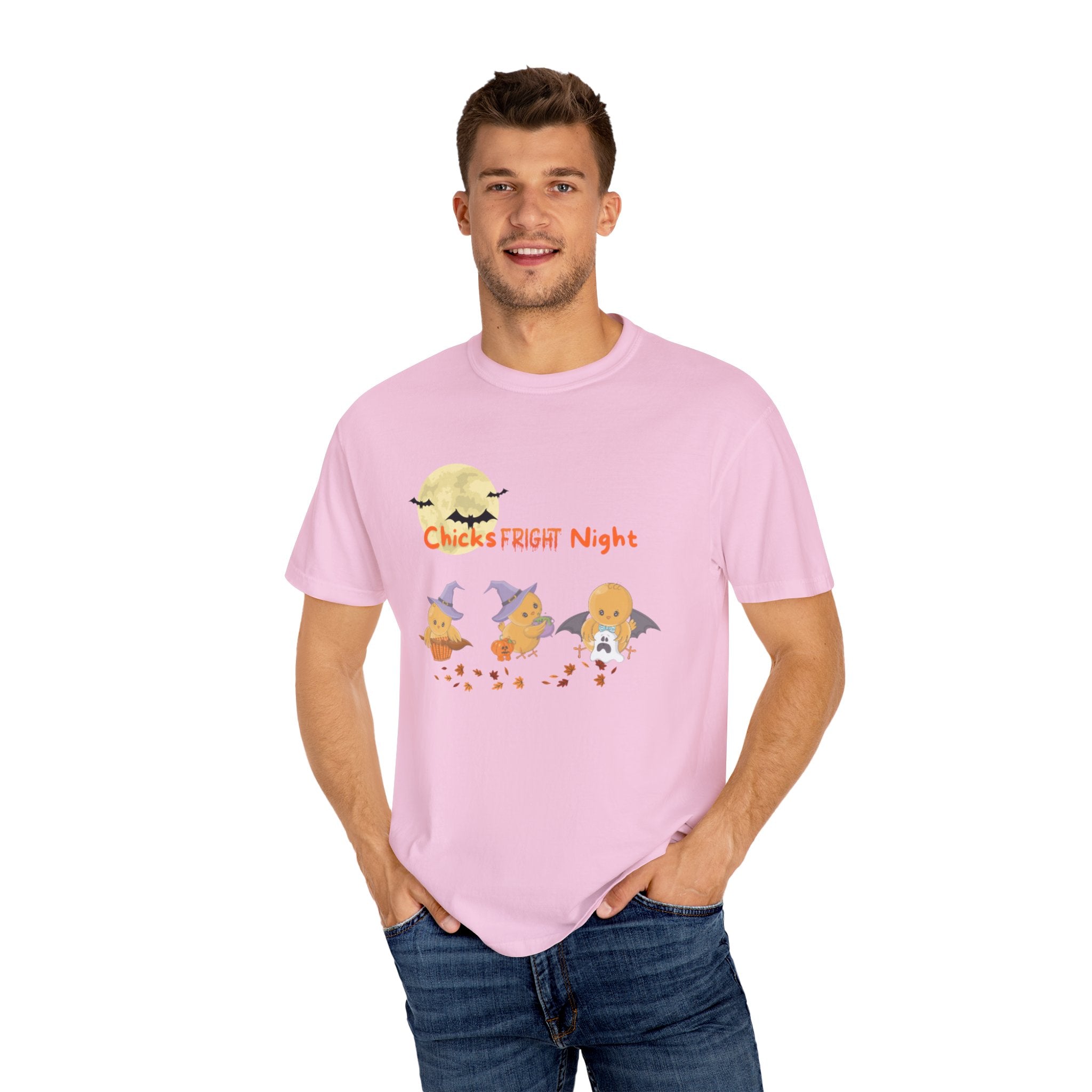 Chicks Fright Night Unisex Garment-Dyed T-shirt