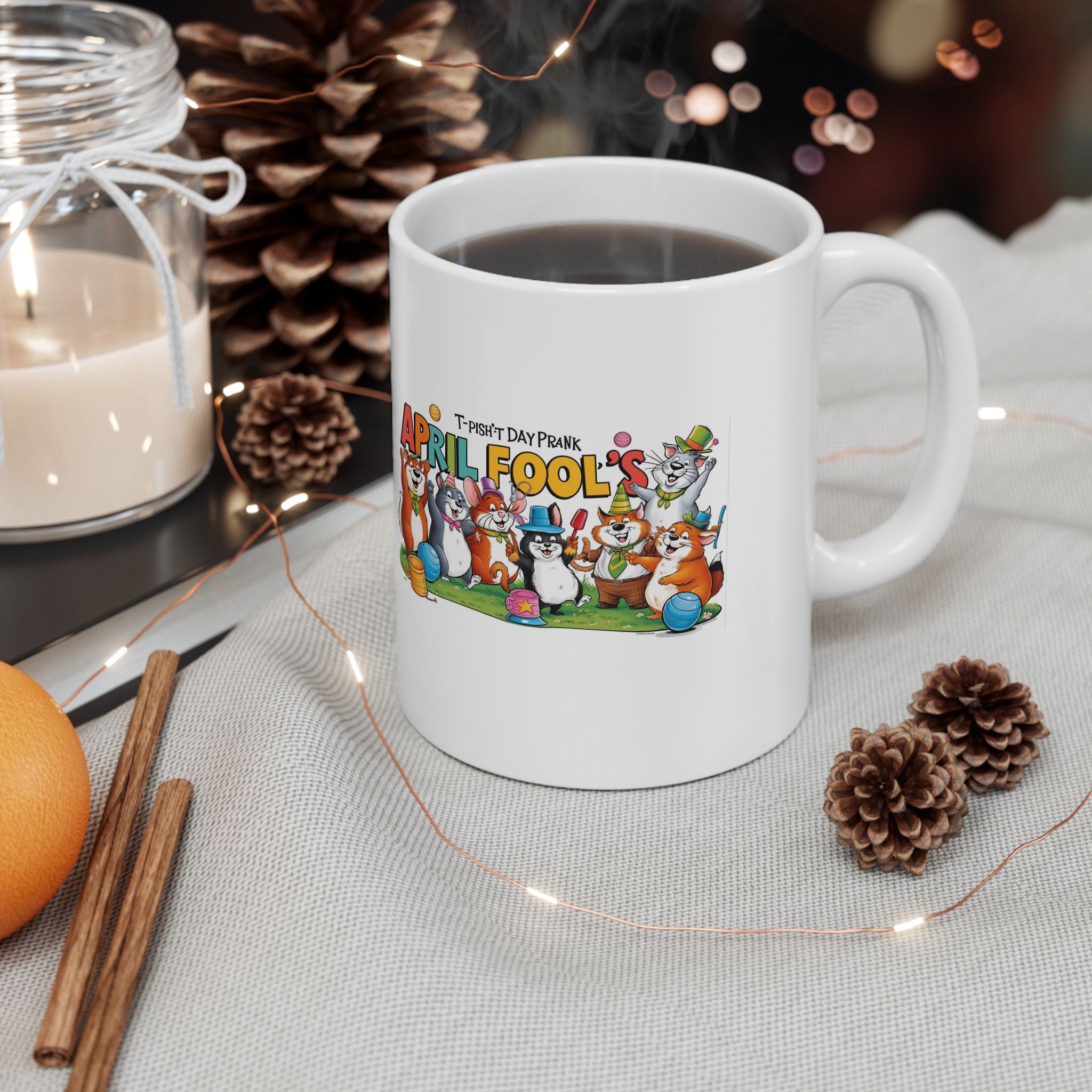 T-Pish'-T Day Prank Ceramic Mug