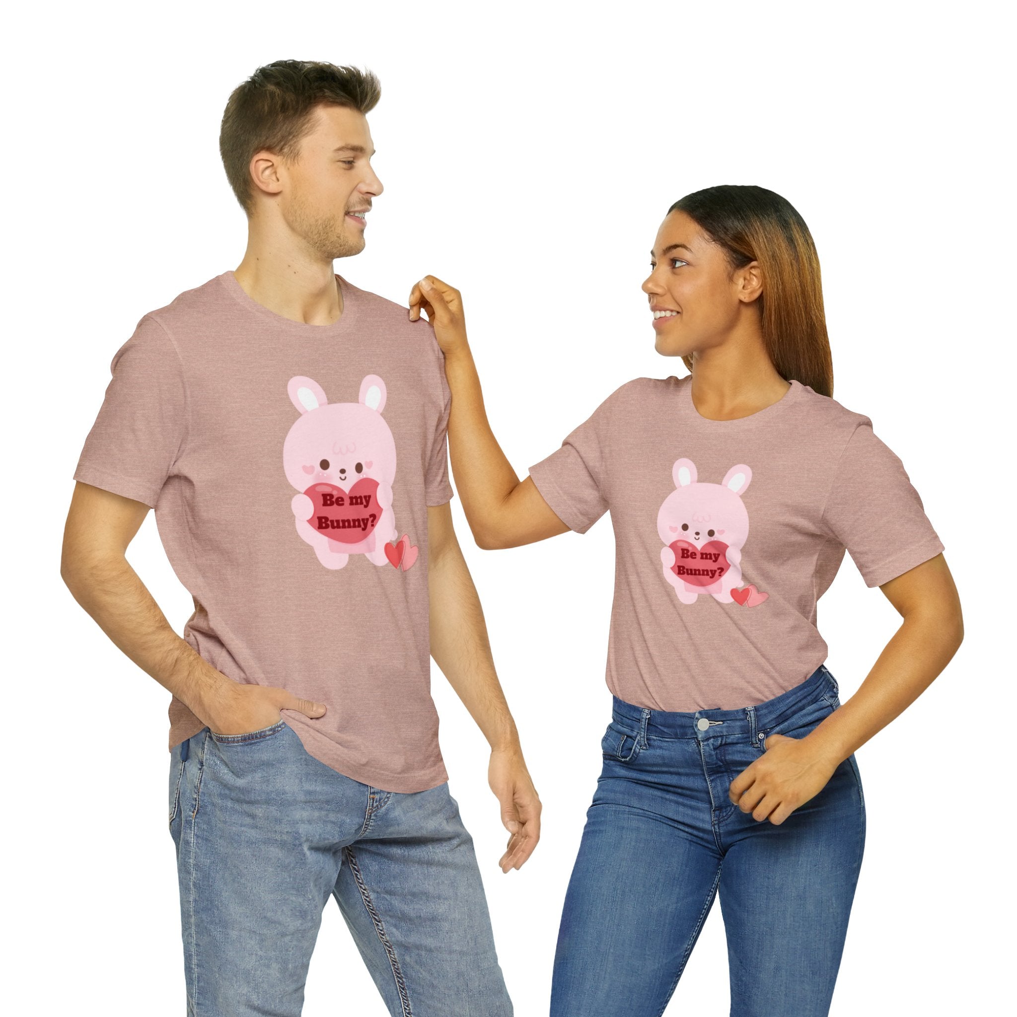 V-Day BunnyUnisex Jersey Short Sleeve Tee