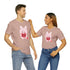 V-Day BunnyUnisex Jersey Short Sleeve Tee