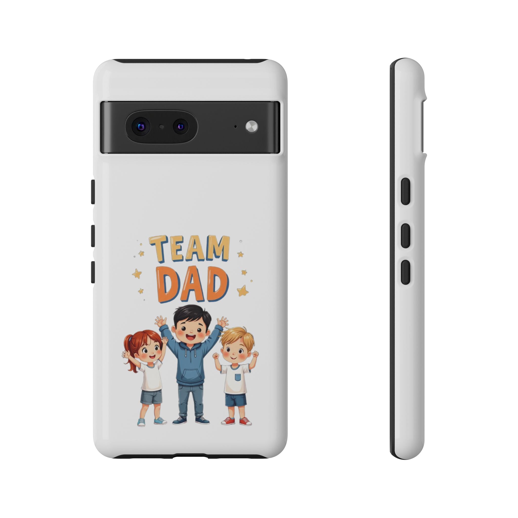 Team Dad Phone Case, Fun Gift for Fathers, Durable Phone Protector, Cute Dad Team Merchandise, Father's Day Special