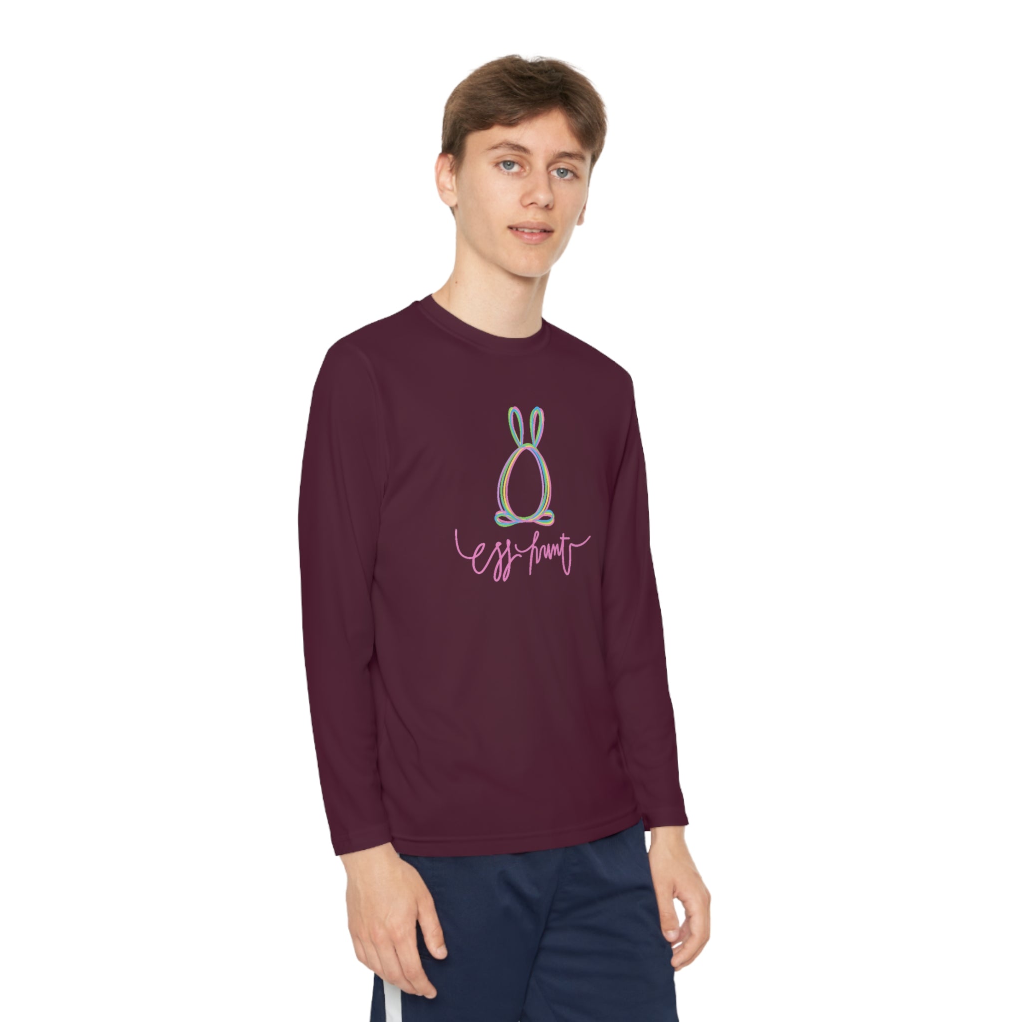 Egg Hunt Youth Long Sleeve Competitor Tee